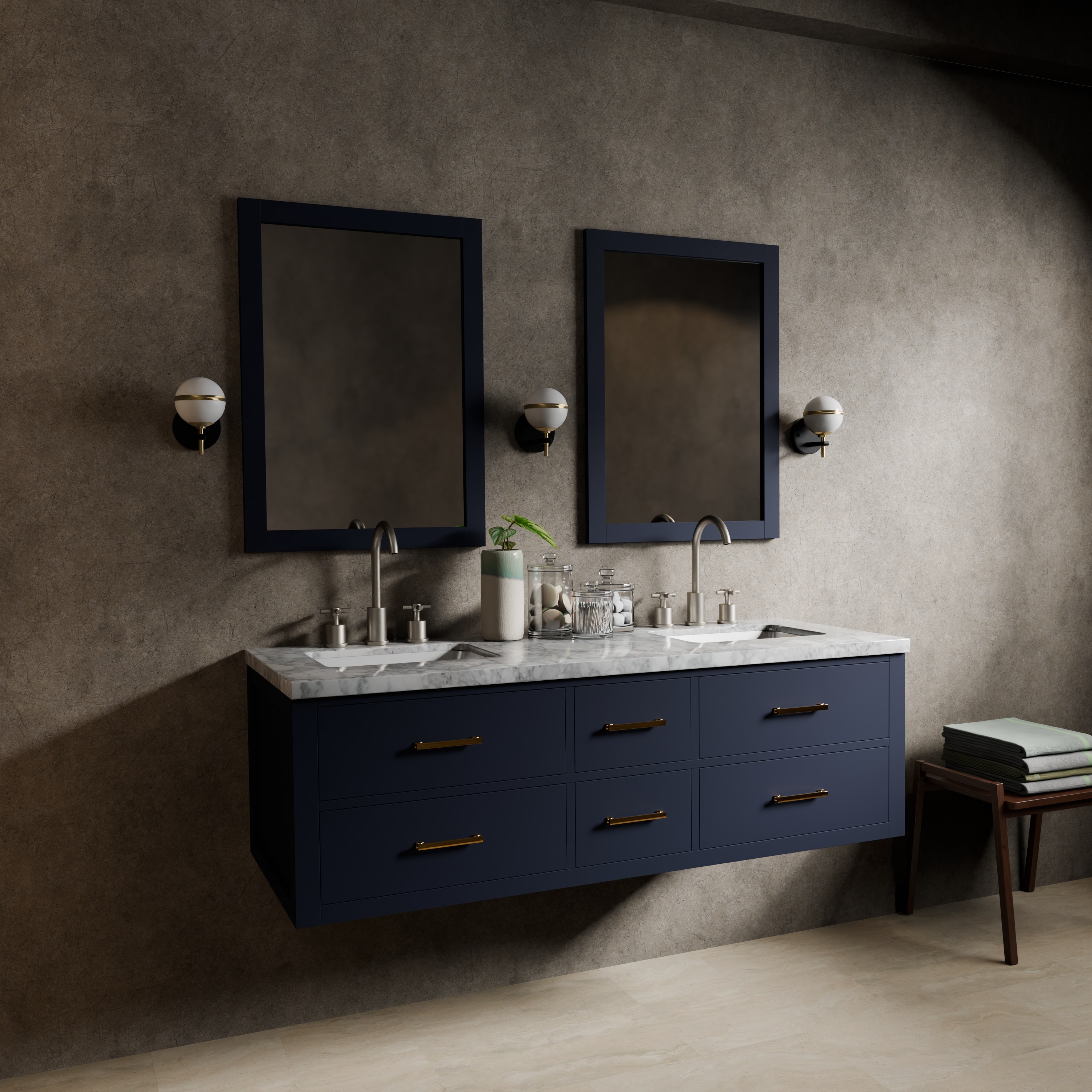 Bathroom Vanities & Vanity Tops Popular Widths 60-in