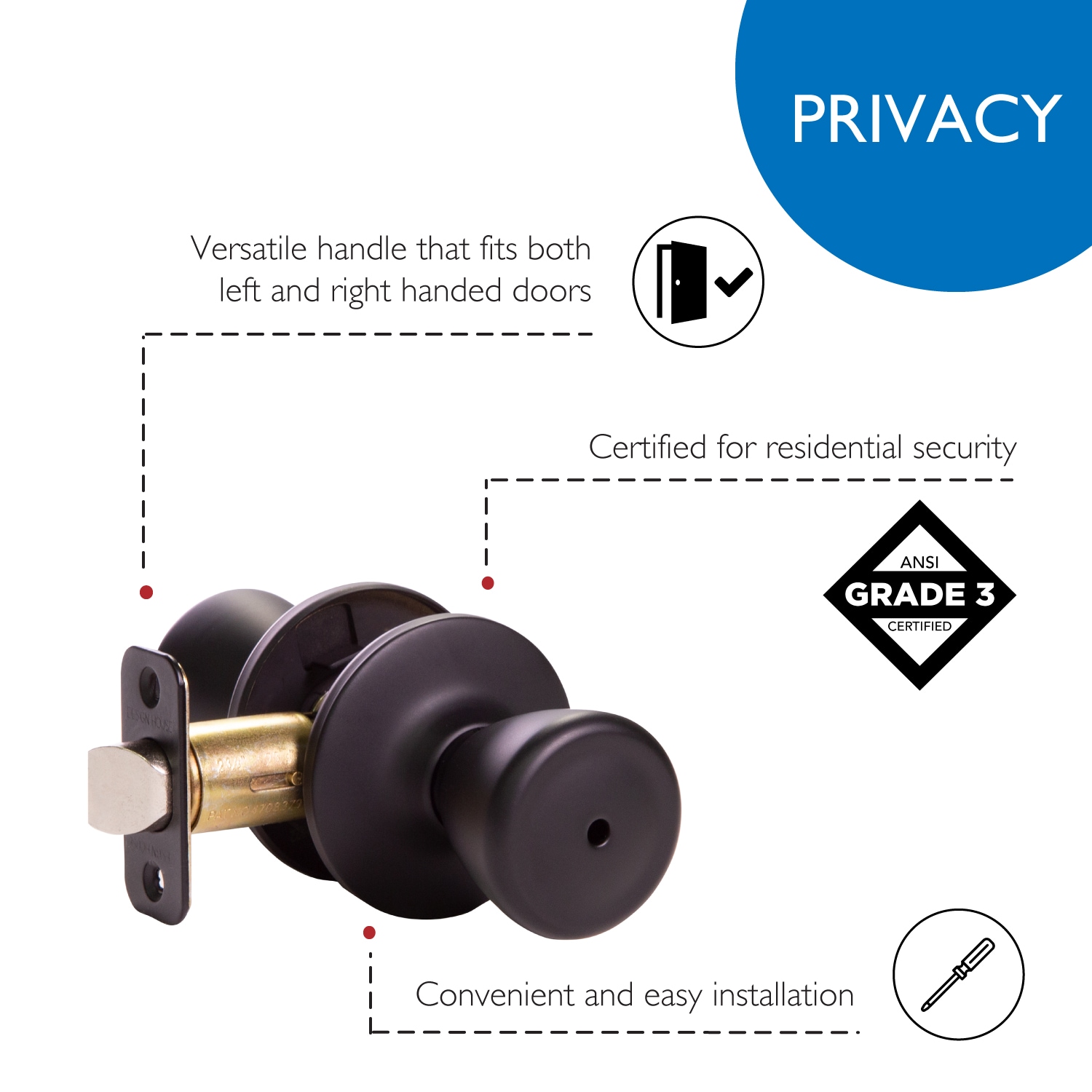 Design House 779264 Door-Knobs - View #8
