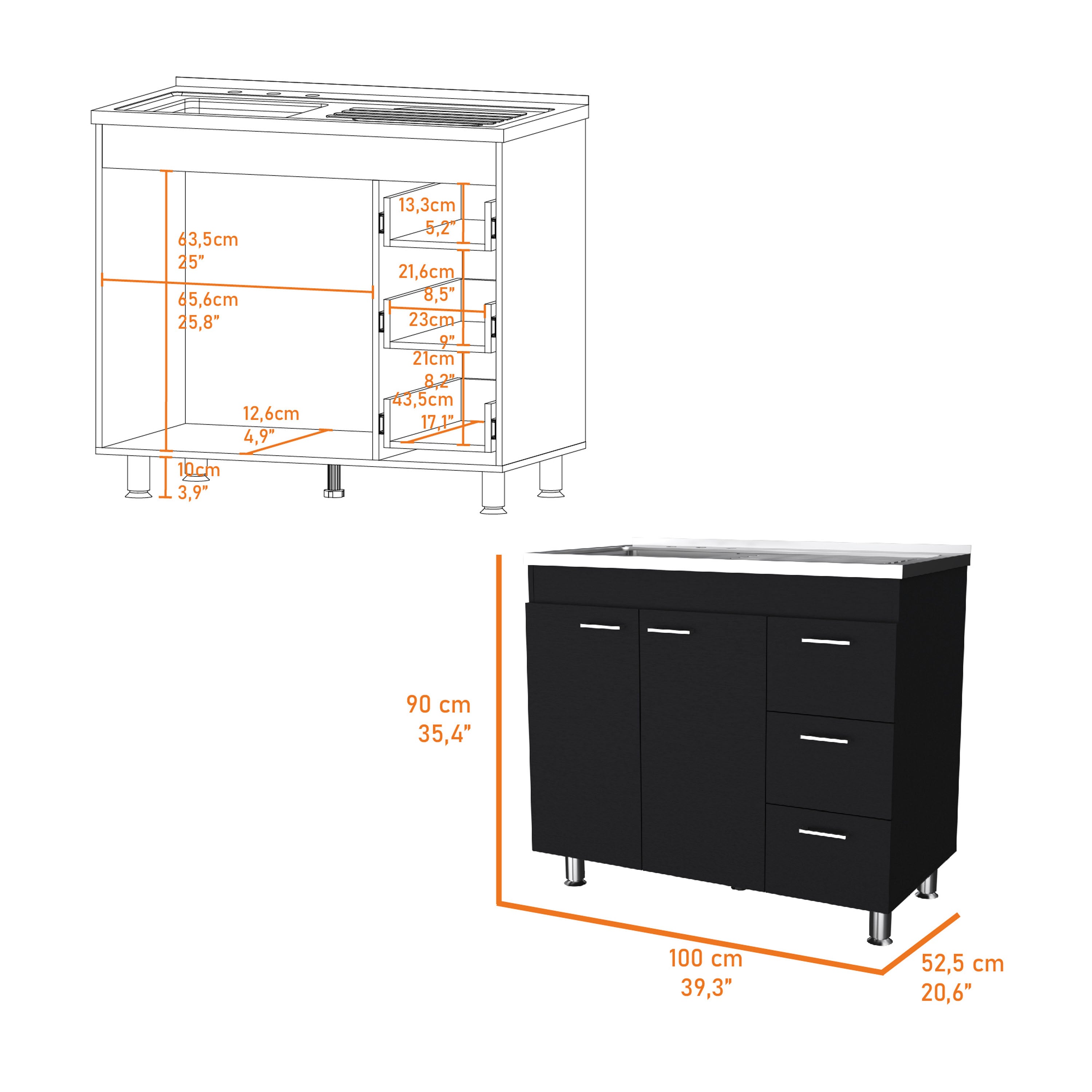 LUXEYARD DS-X-KS010 Kitchen-Sinks - View #6