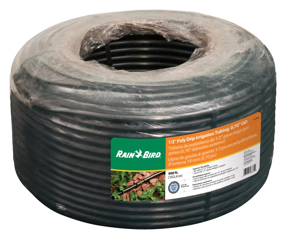 .630 OD 100 Roll Blank Distribution Tubing Black Rain Bird T63-100S Drip Irrigation 1/2 