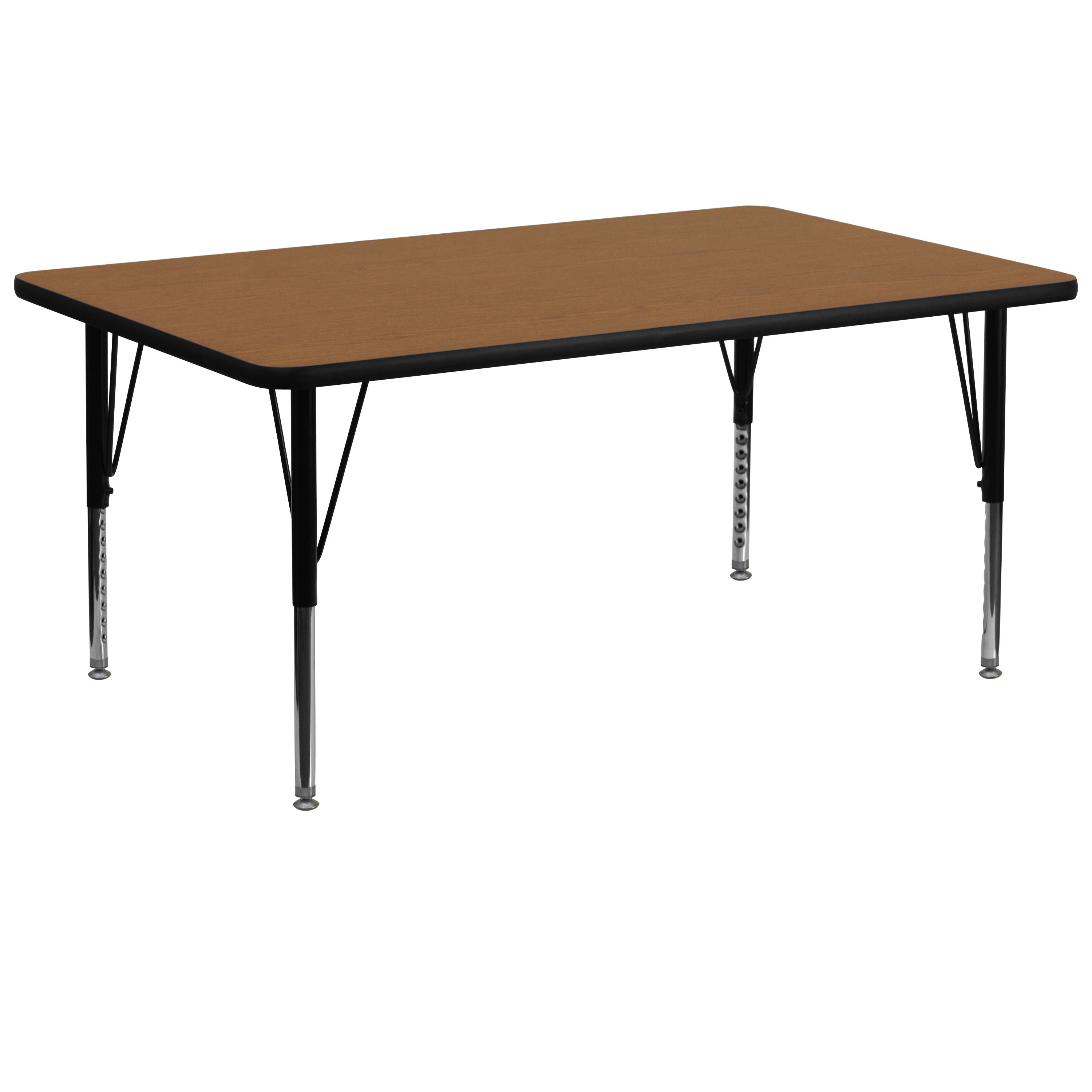 Flash Furniture 847254023382 Oak Rectangular Kid's Play Table