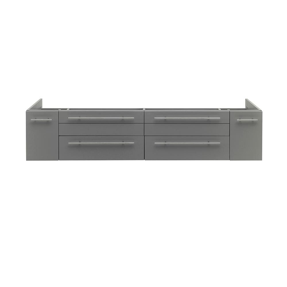 Fresca FCB6172GR-UNS Lucera 72-in Gray Floating