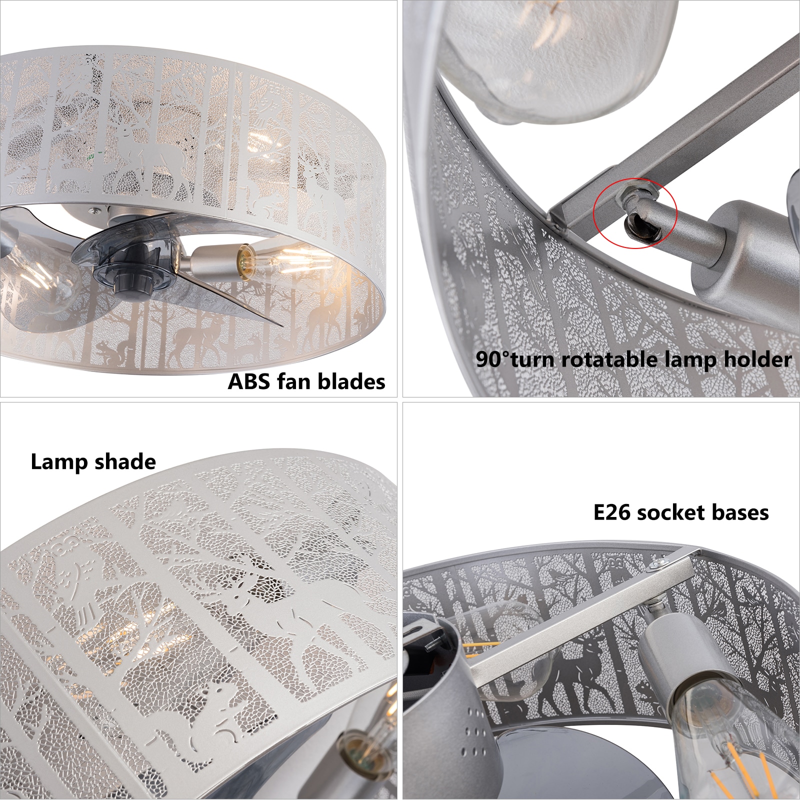 Oukaning HG-HCX-2002 Ceiling-Fans - View #6