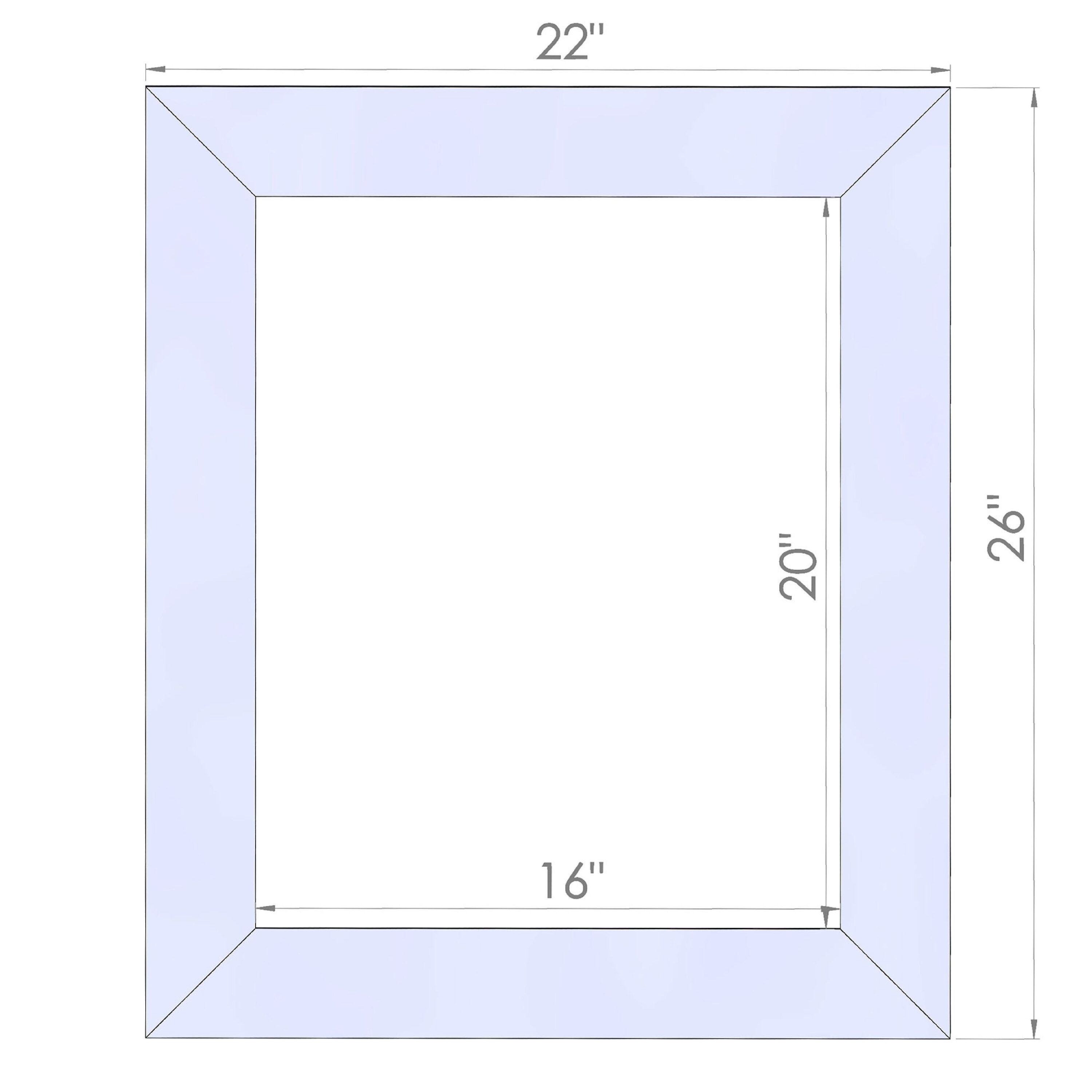 TRINITY 16X20MIR-NAT Decor-Mirrors - View #5