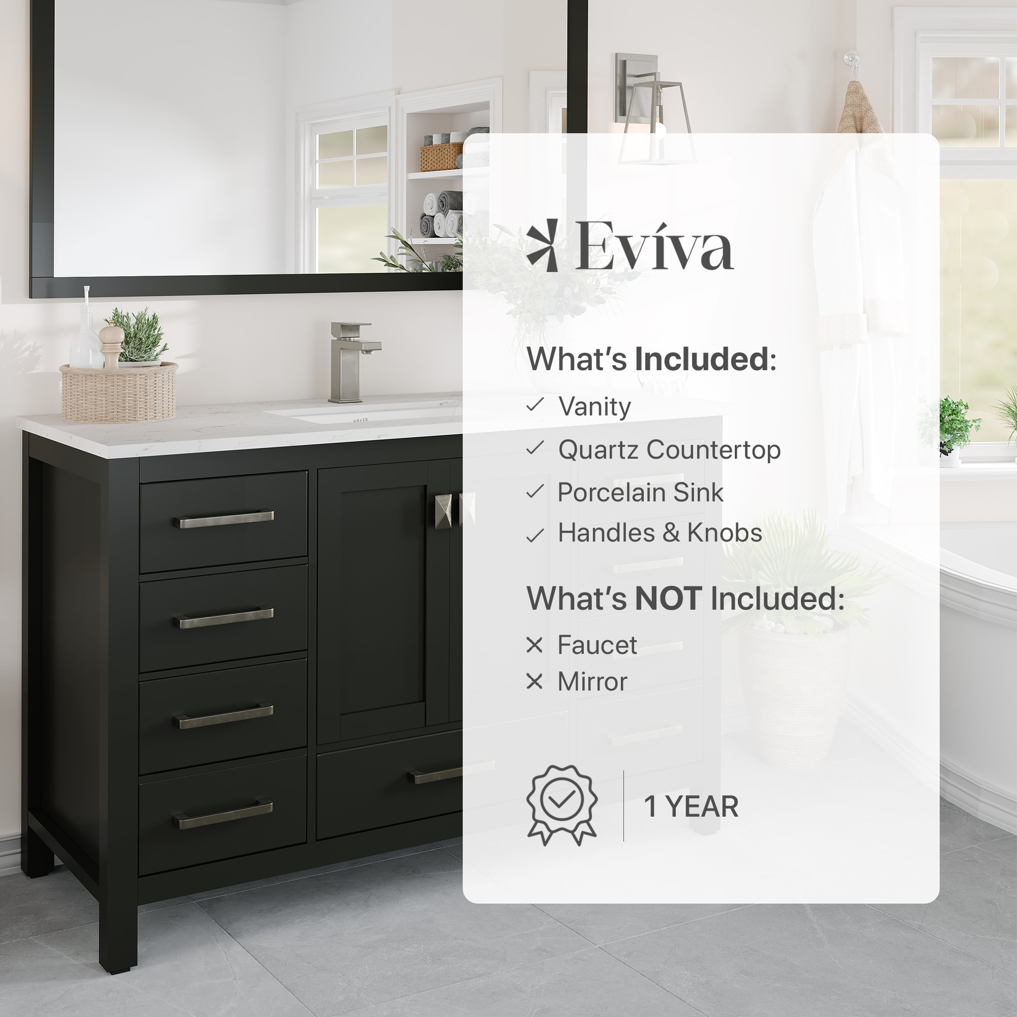 Eviva TVN414-48X18ES-Q Bath-Vanity-Combo - View #7