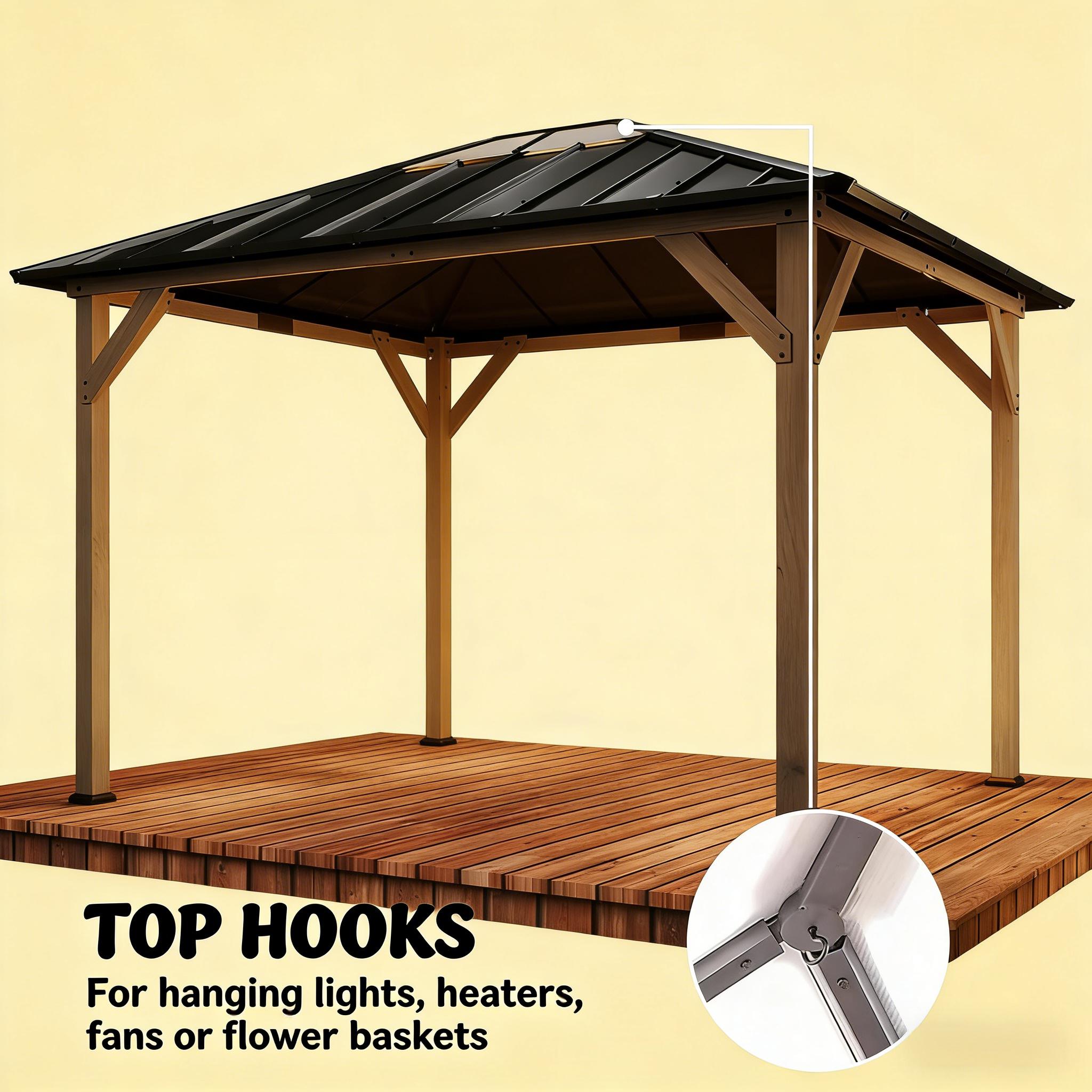 LUXEYARD DS-Y-T3971-S00192 Wood-Resin-Gazebos - View #5