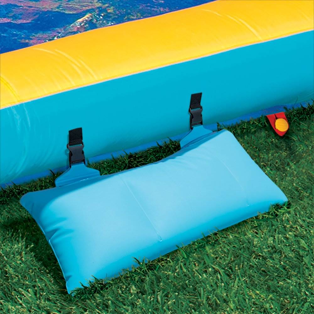 Banzai Banzai Inflatable Big Blast Splash Slide Lagoon Pool Outdoor ...