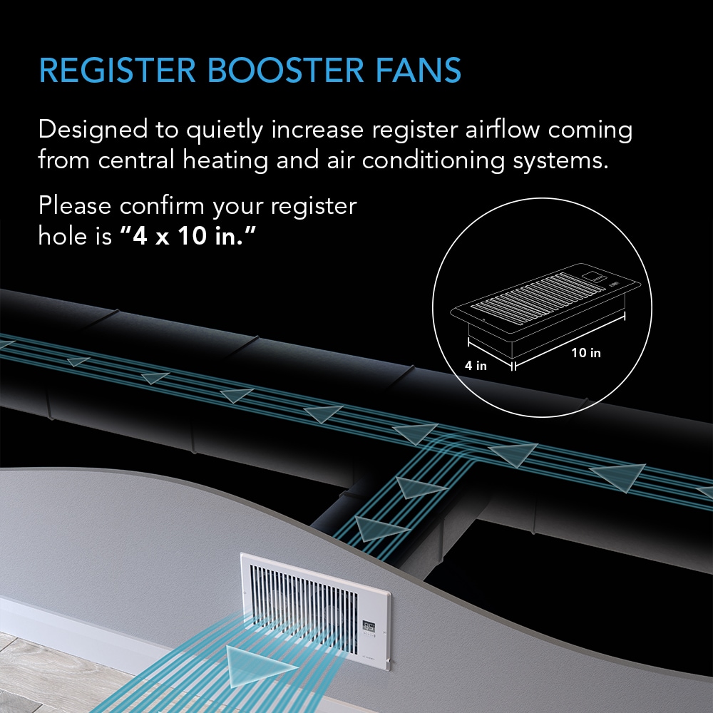 AC Infinity AC-RBF4-B Register-Boosters - View #2