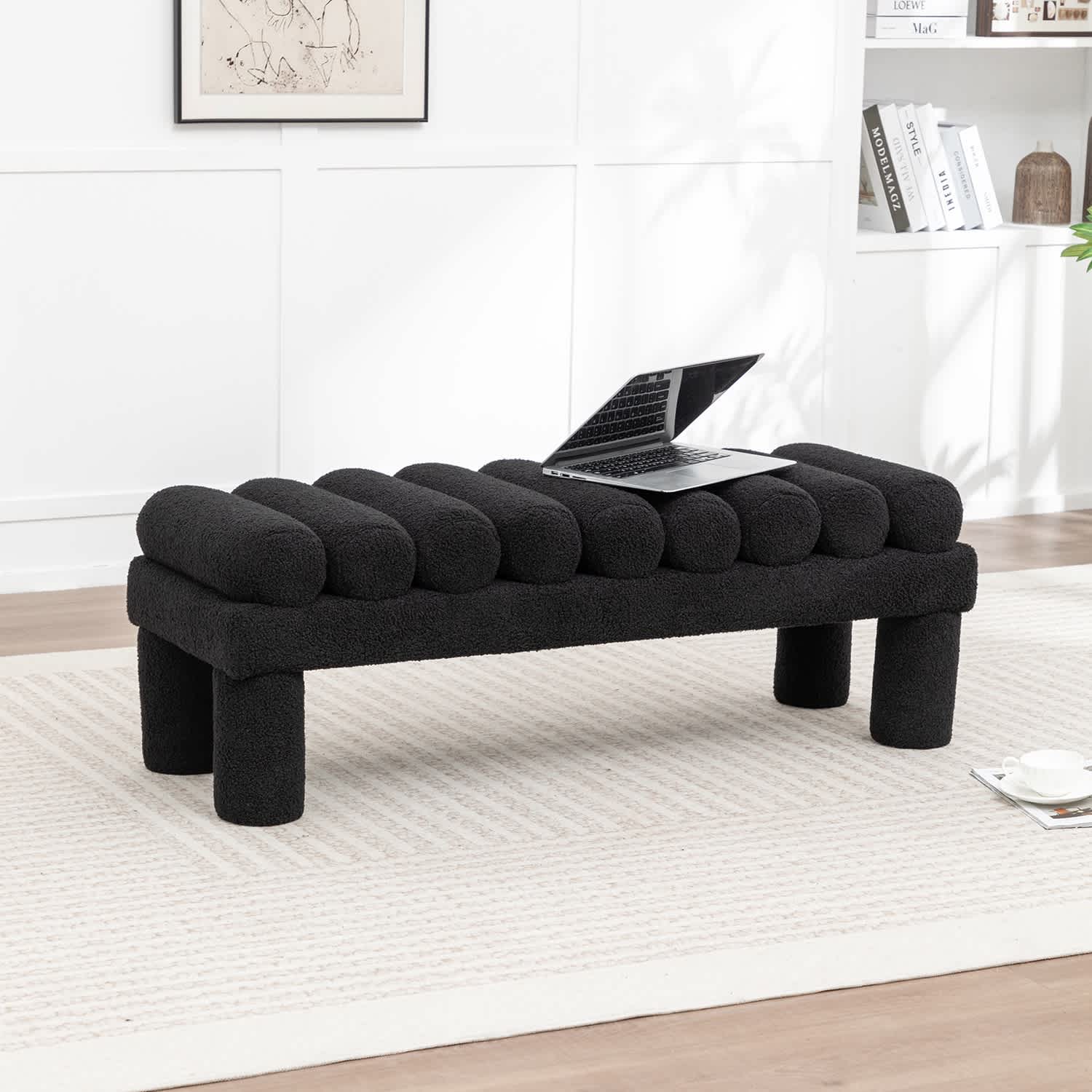 SEYNAR FJ806BLACK Indoor-Ottomans - View #2