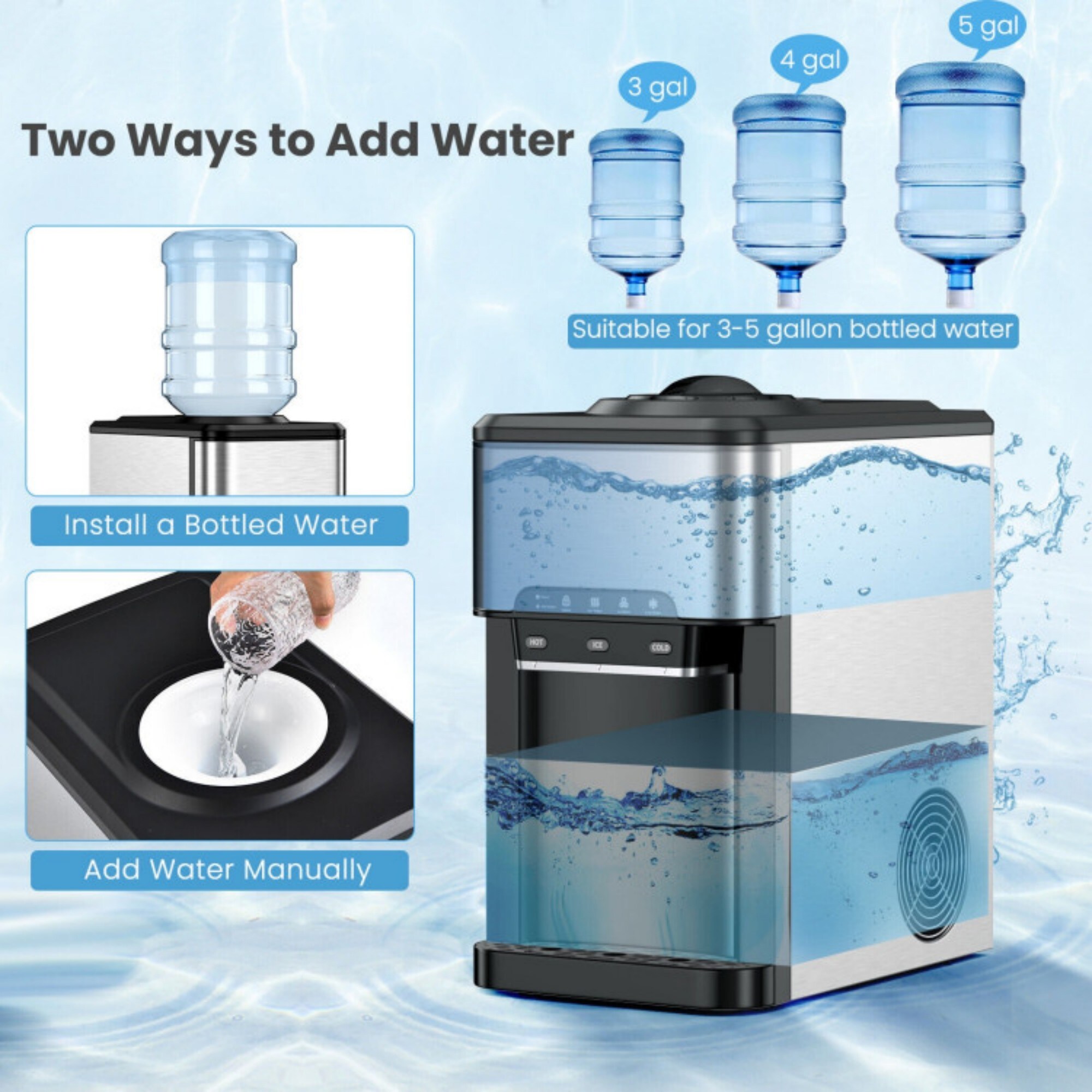 LUCKY ONE LO-ES10127USSL Water-Coolers - View #6