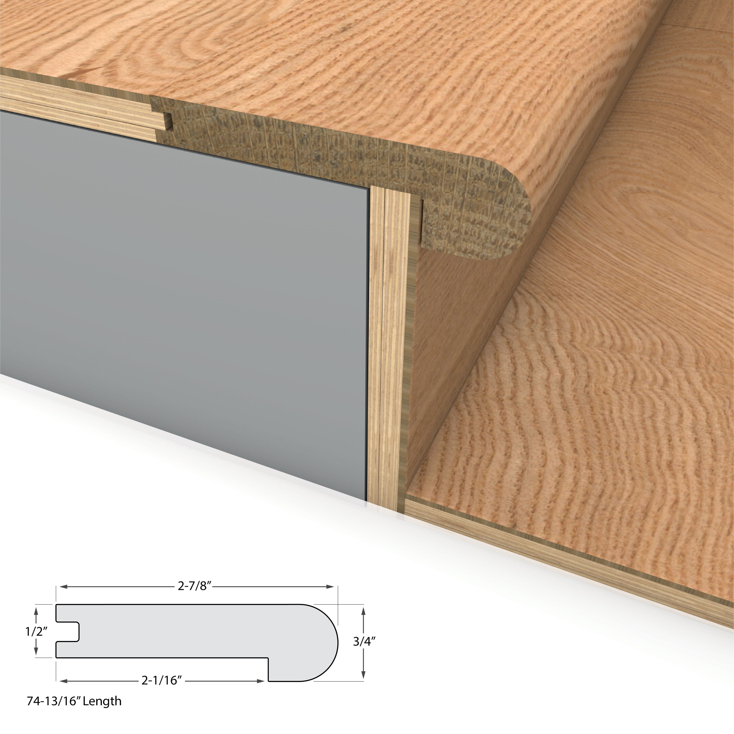 CALI 7601101115 Floor-Moulding - View #3