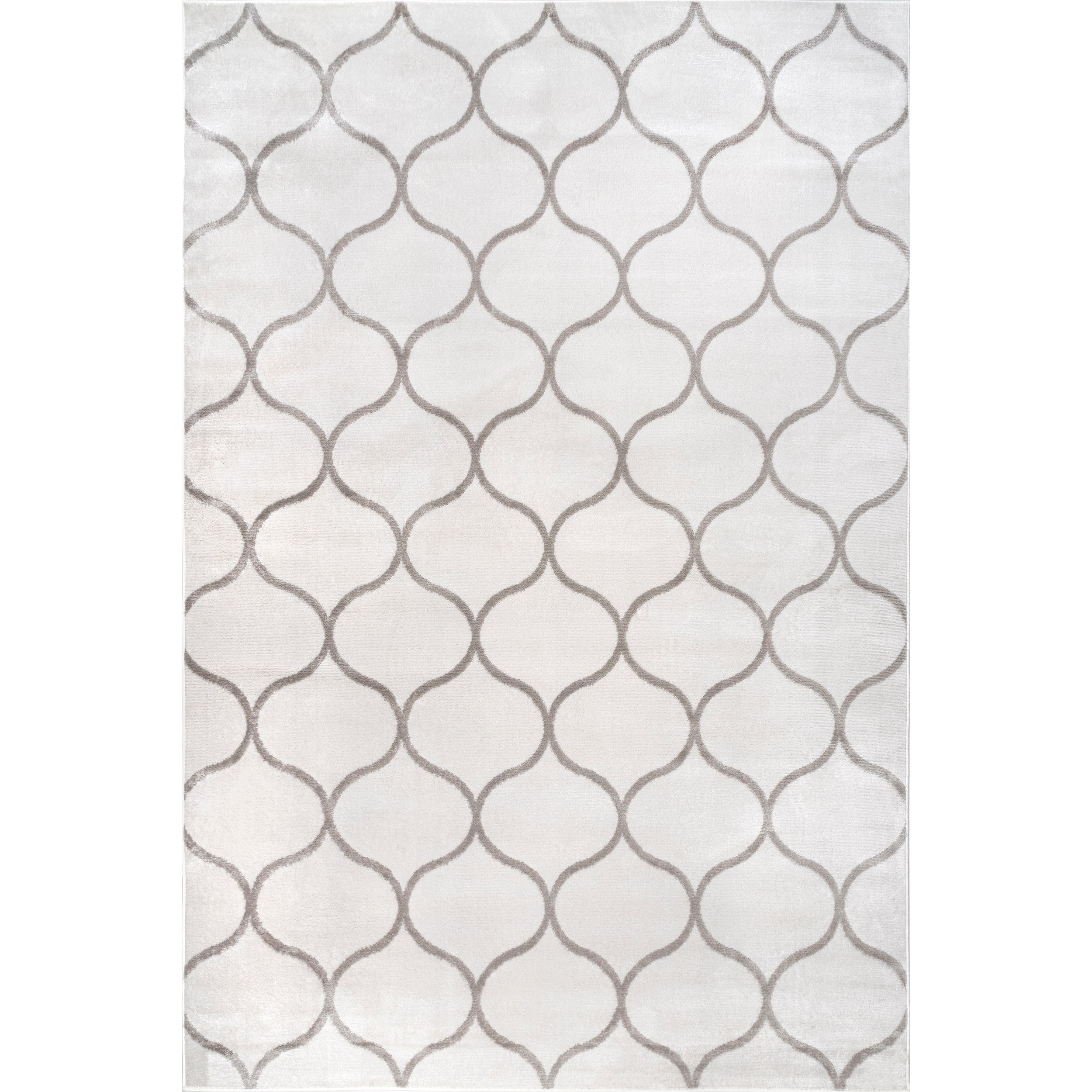 nuLOOM LPBL16A-2808 Campbell 2 x 8 (ft) Loomed Polypropylene Beige Rectangular Indoor Geometric Runner rug