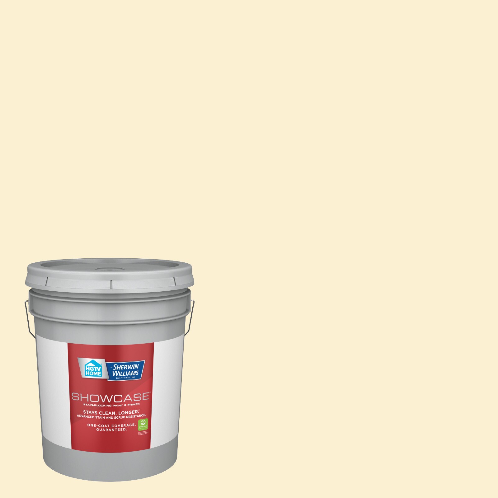 HGTV HOME by Sherwin-Williams 3001-2C-935243 Showcase Eggshell Champagne Tickle 3001-2C Acrylic Interior Paint Paint + Primer ( 5-gallon )