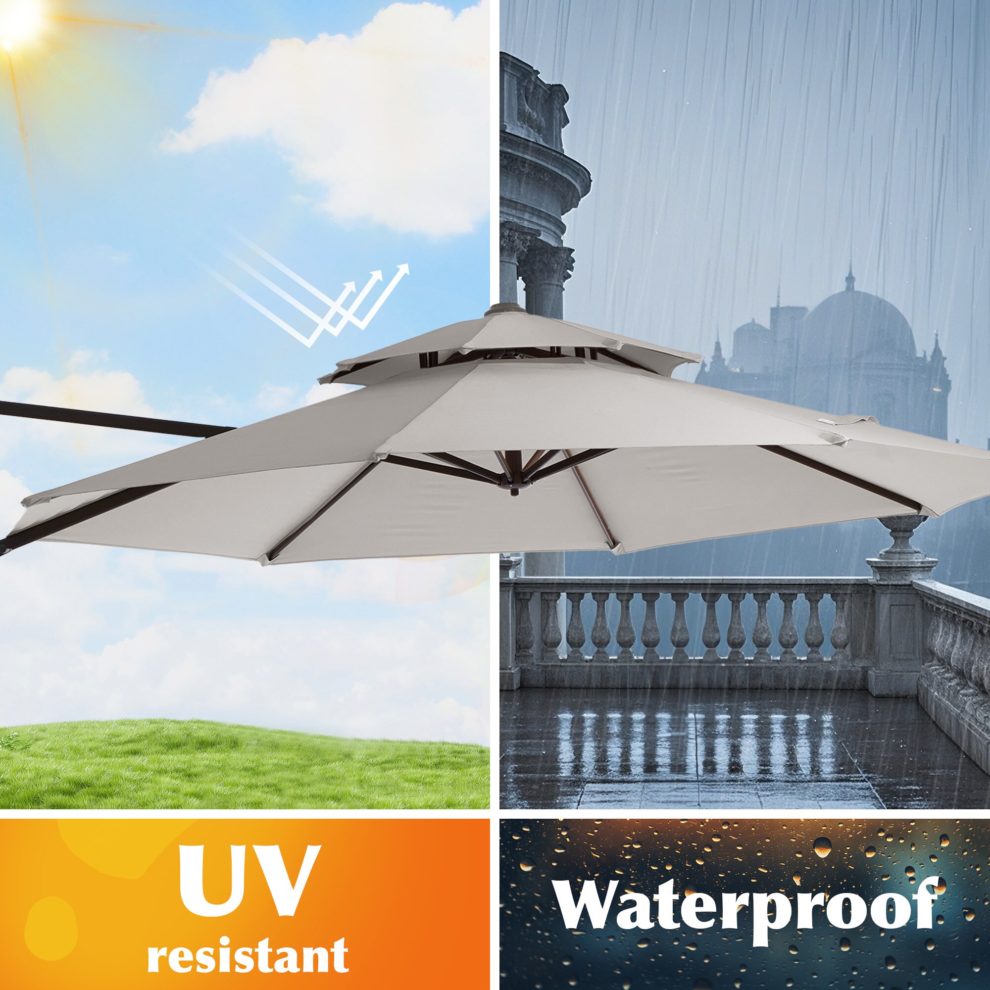 JEAREY JE-LKXLM-10FT-MB Umbrellas-2 - View #7