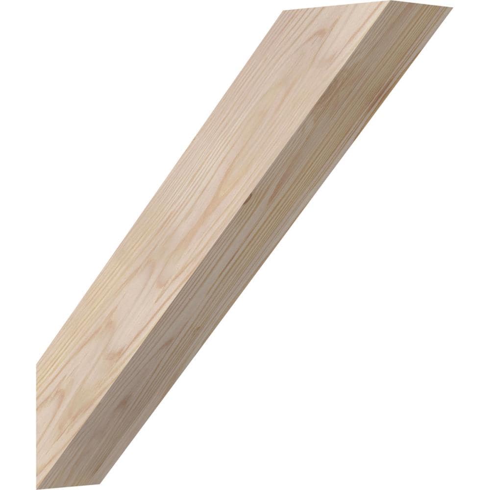 Ekena Millwork BRC04X18X18TRA00SDF 3-1/2-in x 18-in x 18-in Douglas Fir Unfinished Wood Traditional Smooth Knee Brace