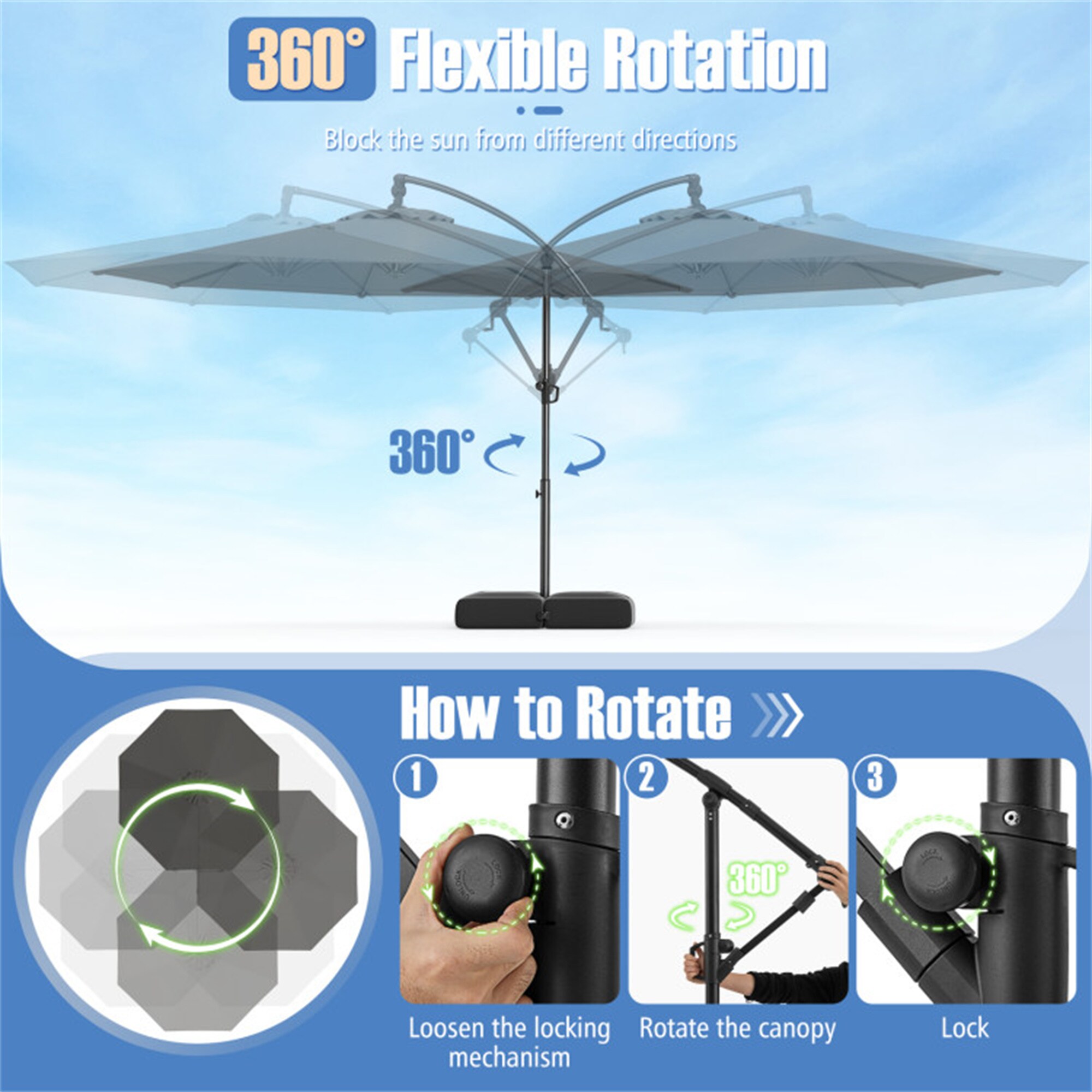 BABOOM BOM-12350GR-CO Umbrellas-2 - View #11