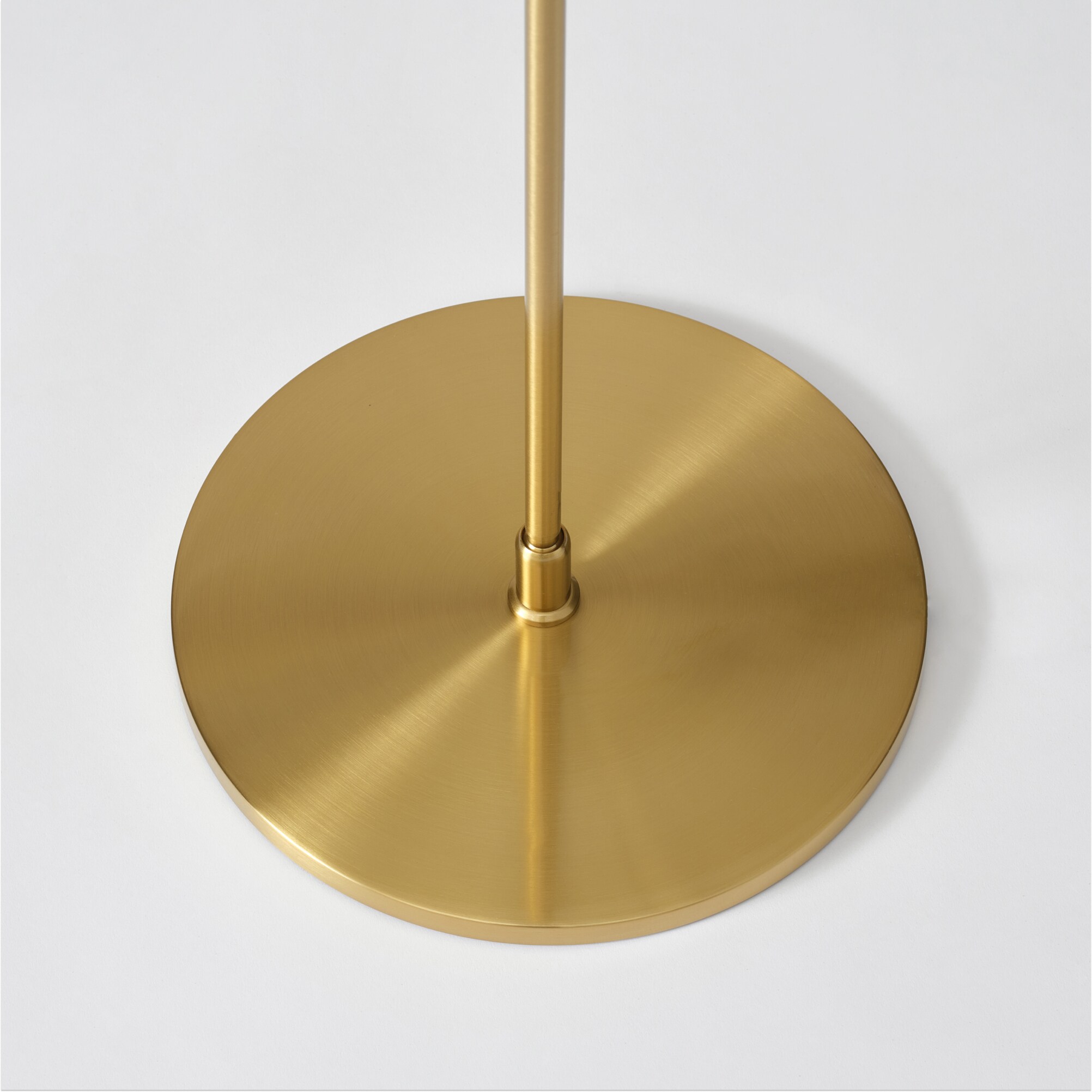 Libra Brass Adjustable LED Floor Lamp with 3-Way Switch