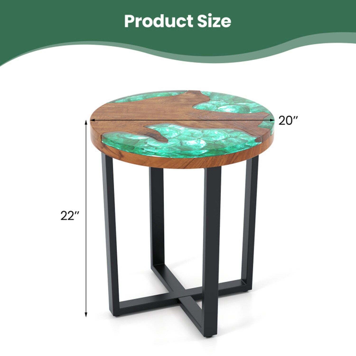 LUCKY ONE MD-11703JV End-Tables - View #9