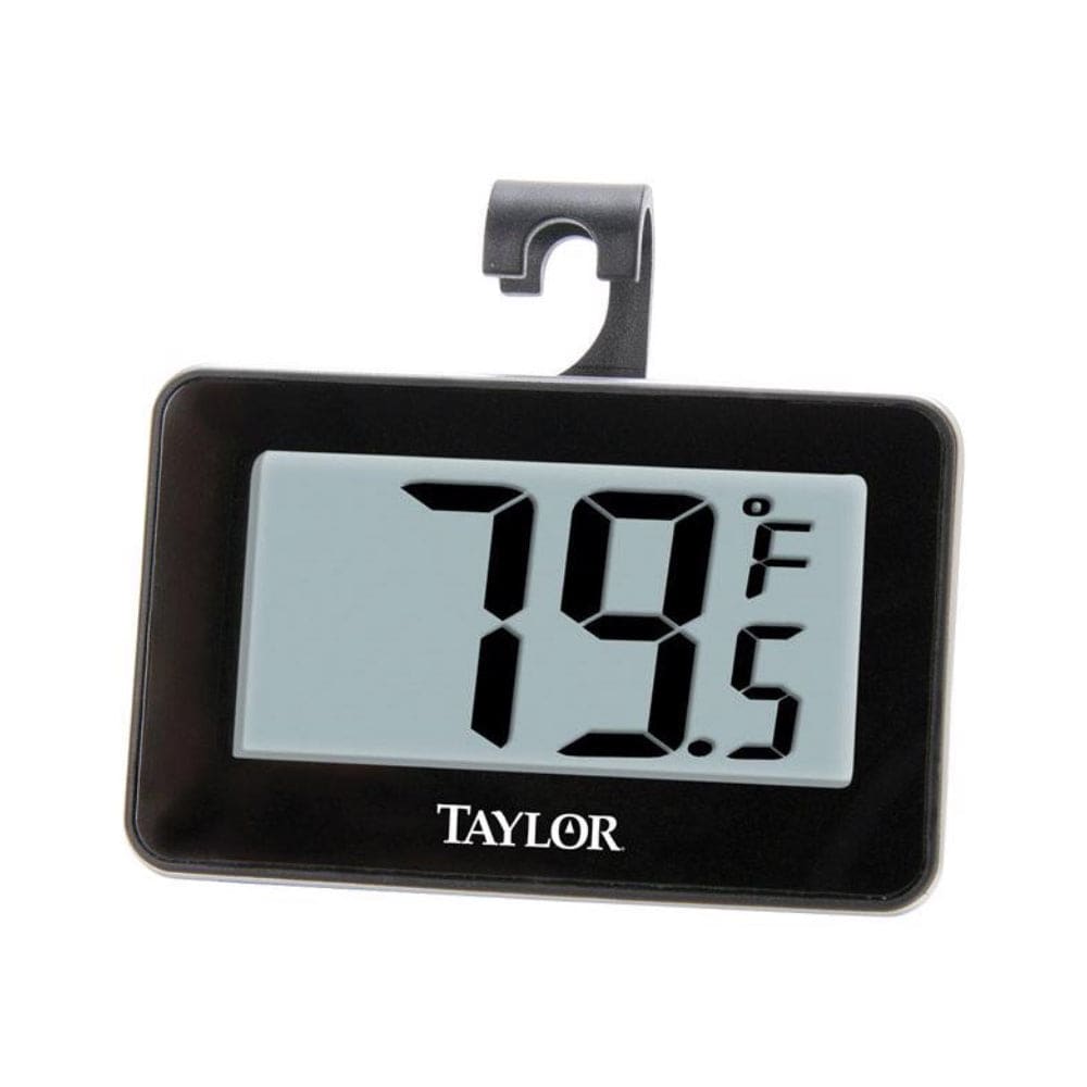 Taylor -  Instant Read Digital Refrigerator Freezer Thermometer with Magnetic and Hook Mount