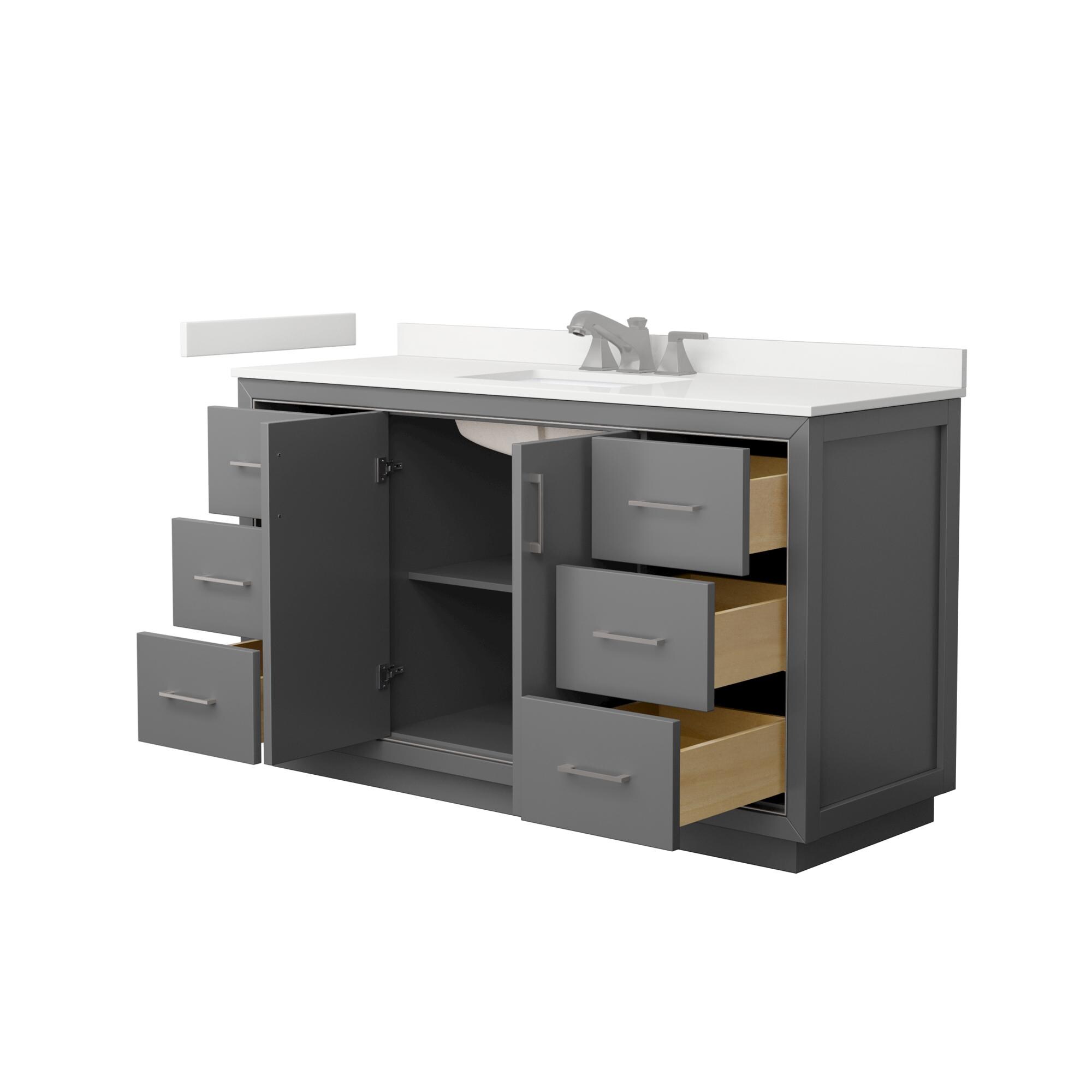 Wyndham Collection WCF111160SKGWQUS3MXX Bath-Vanity-Combo - View #2