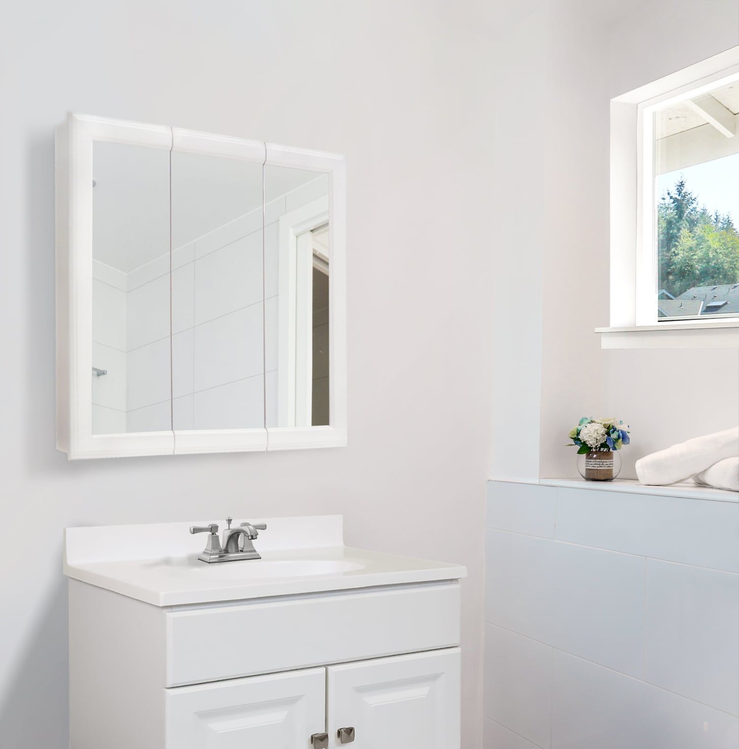 Design House 535849-WHT Bathroom-Medicine-Cabinets - View #2