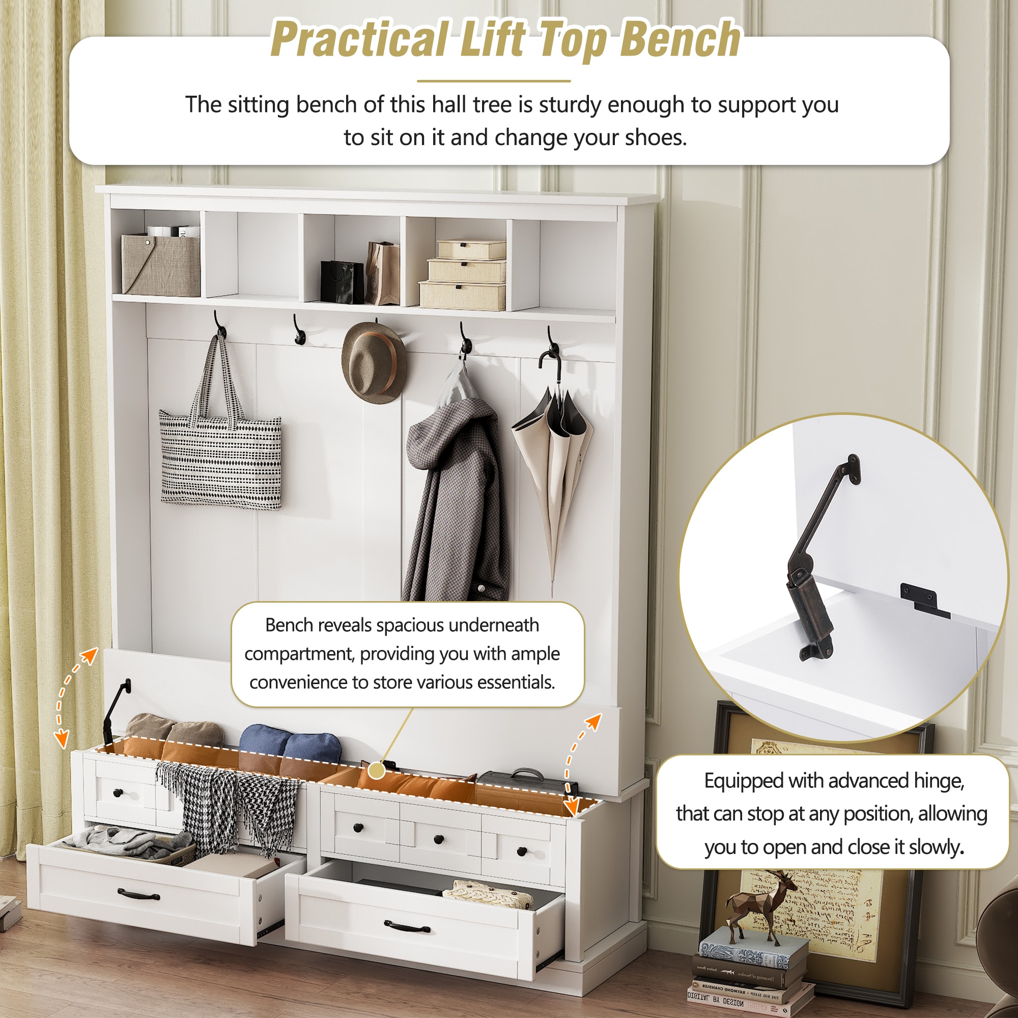 ModernLuxe N721P234409K Coatrack-Stands-Pedestals - View #2