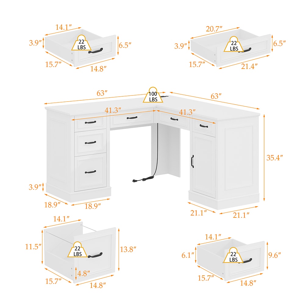 Homsee V-KF330170-01-AB desks - View #18