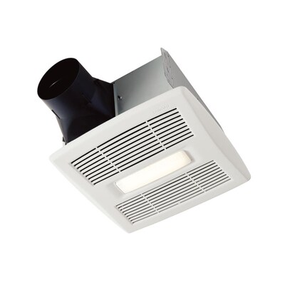 Broan Bathroom Exhaust Fan With Led Light Energy Star 174 50 110 Cfm In The Fans Heaters Department At Com - Broan Bathroom Ceiling Fans With Light