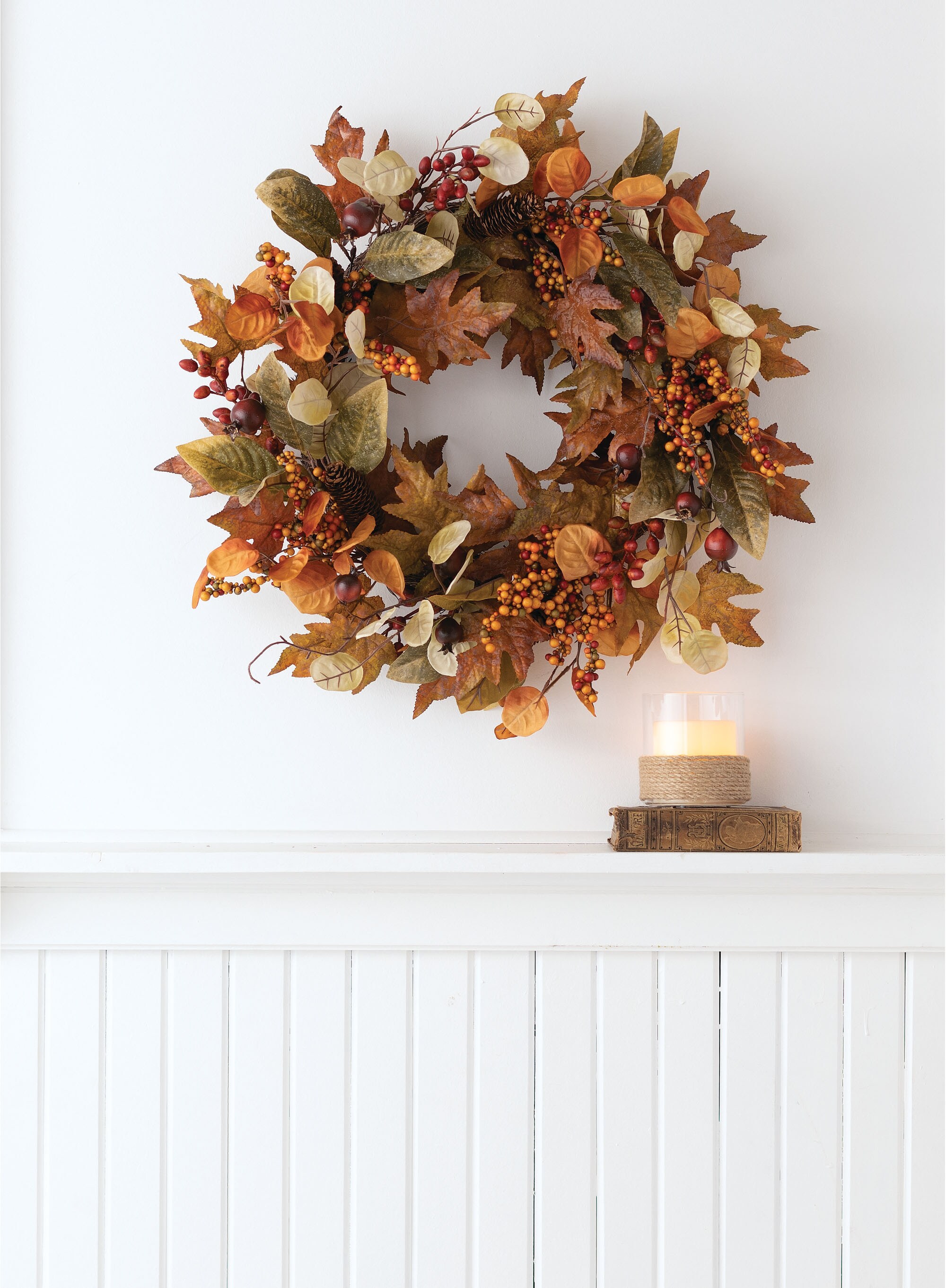 Sullivans 02299WR Artificial-Thanksgiving-Wreaths - View #2
