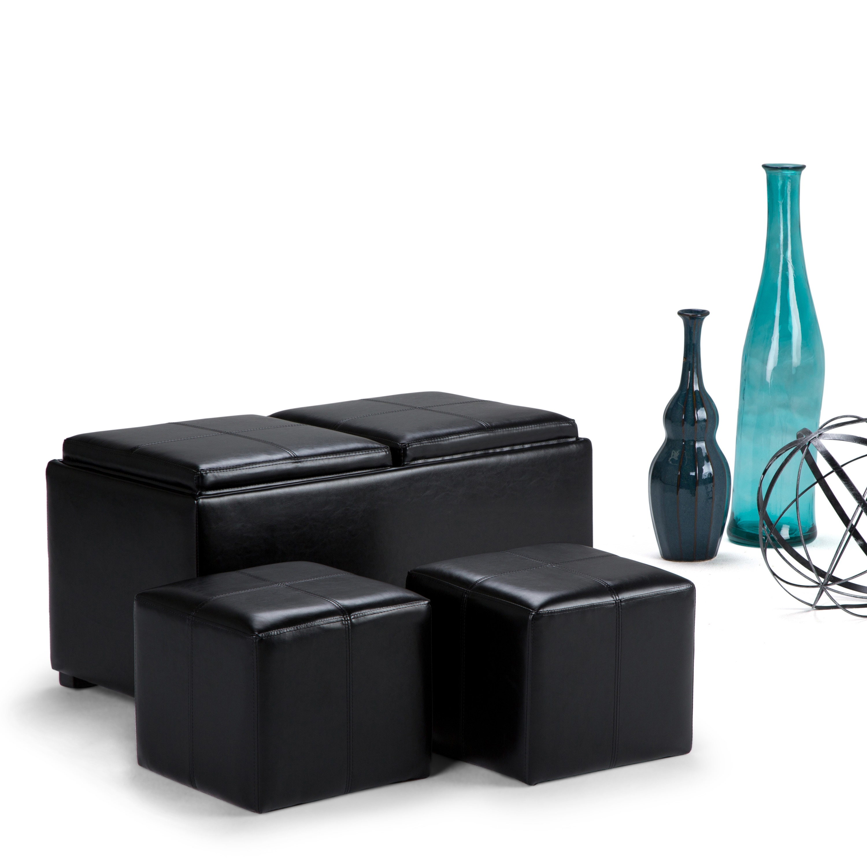 Simpli Home AY-F-15B-BL Indoor-Ottomans - View #9
