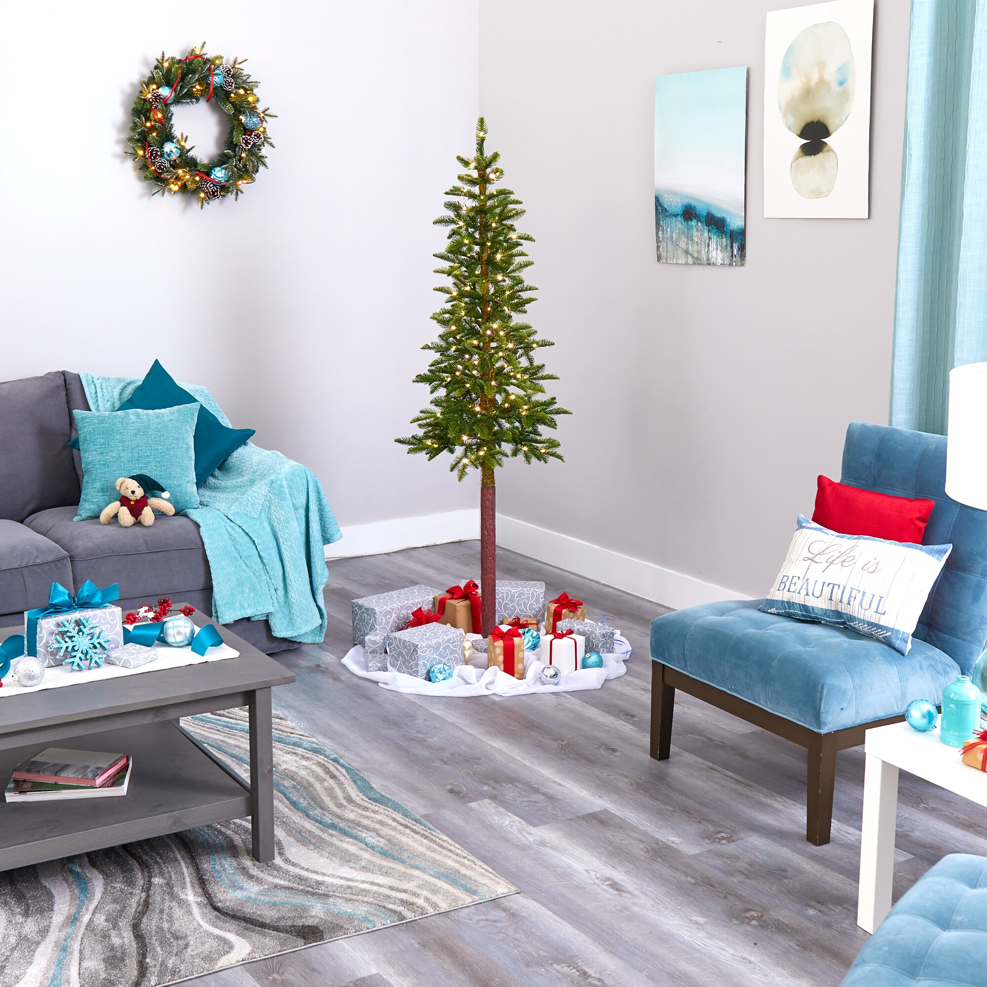 Nearly Natural T1465 Artificial-Christmas-Trees - View #8
