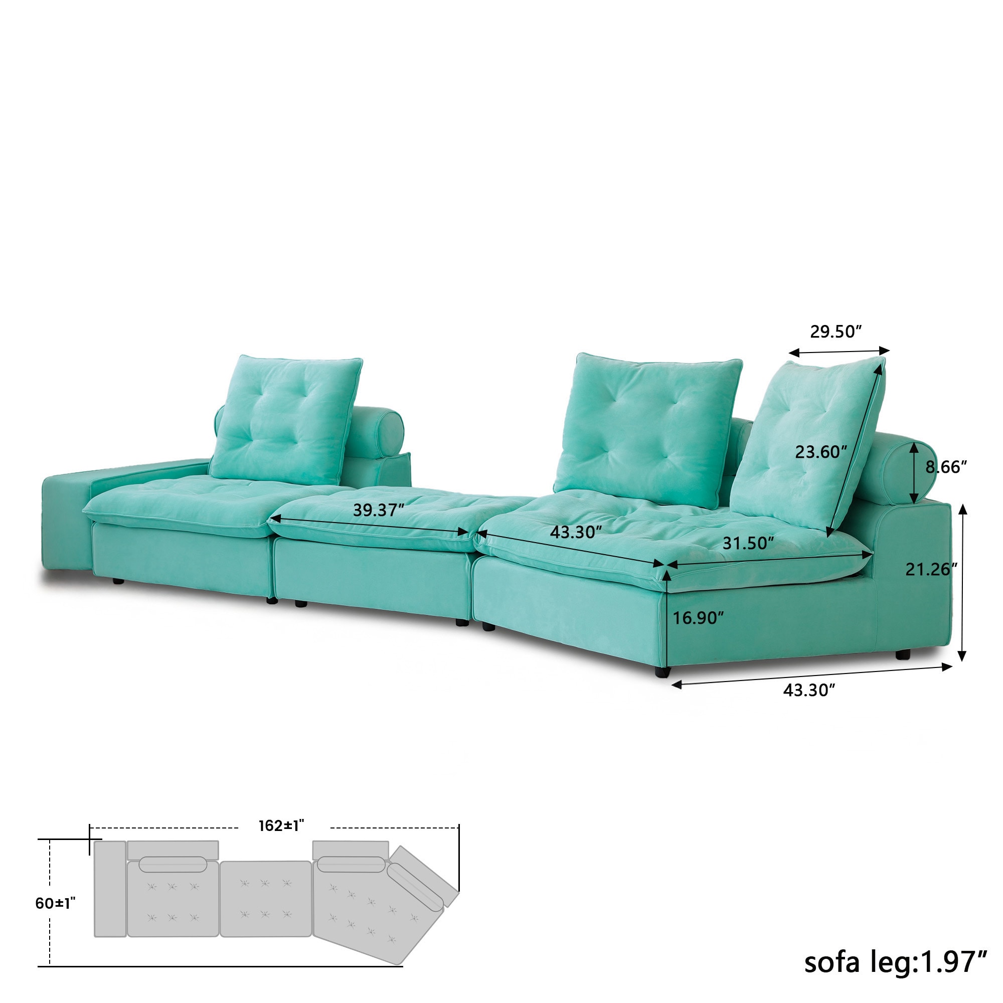 BuotiqHom DH-C134-136TB Sofas-Loveseats - View #8