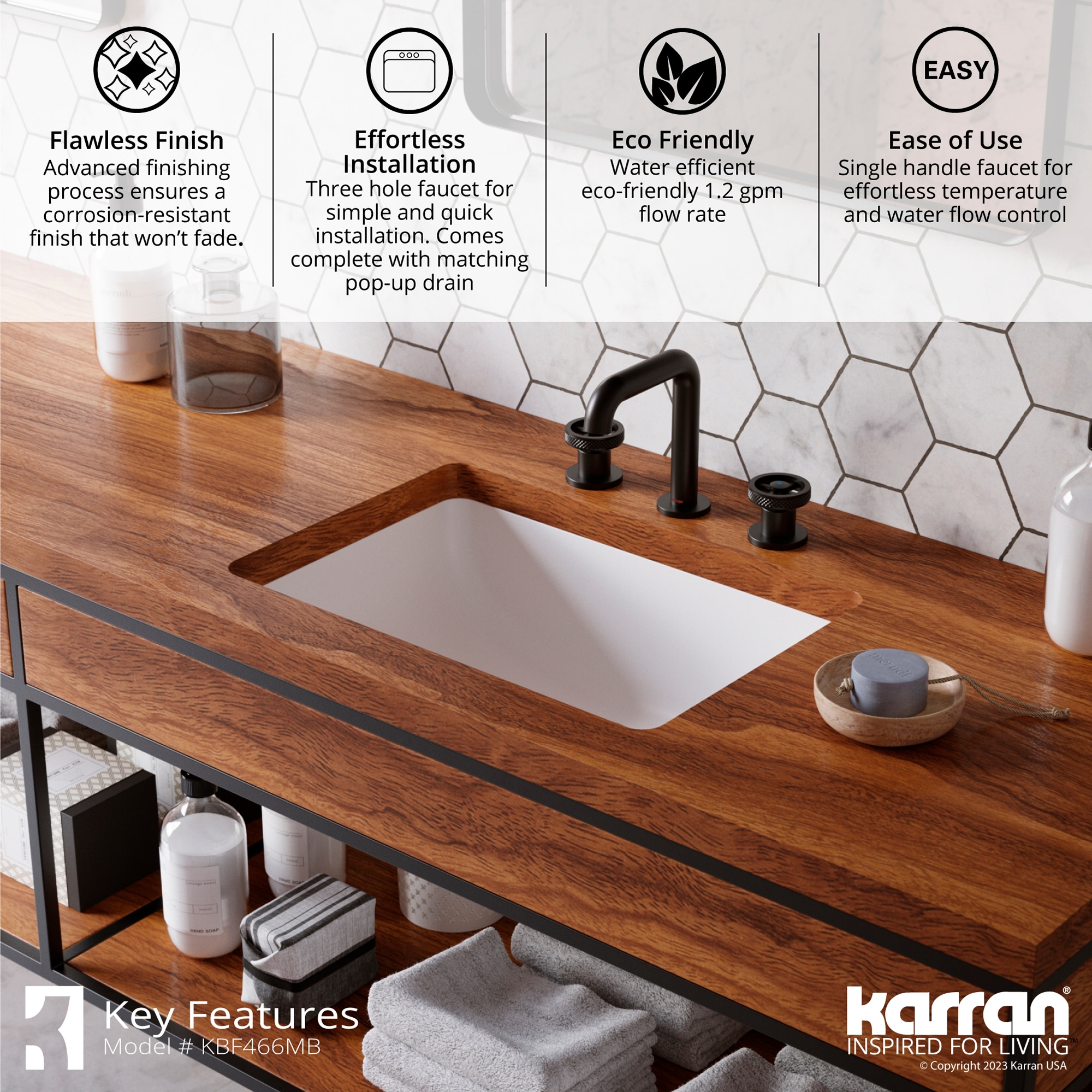 Karran KBF466MB Lavatory-Faucets - View #6