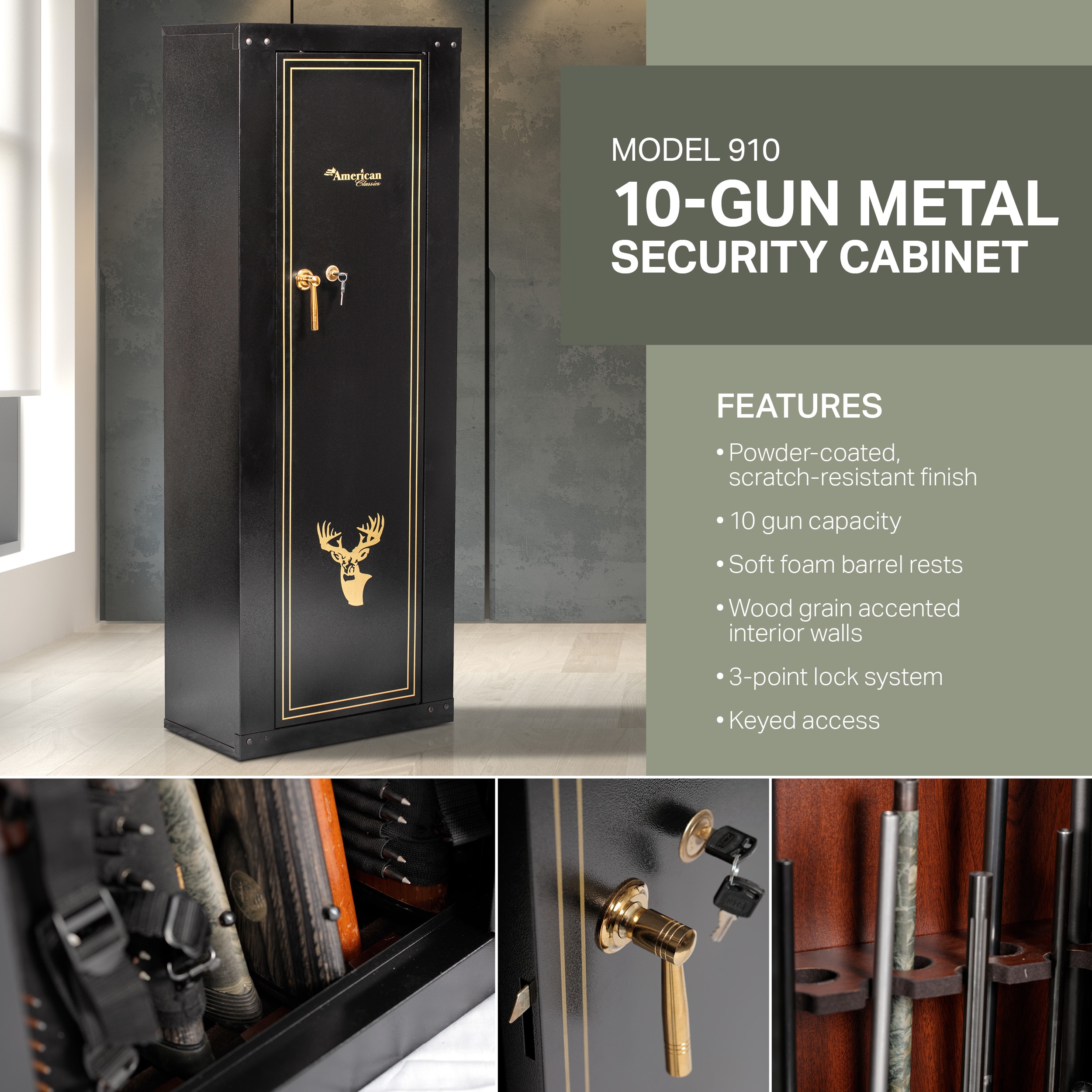American Furniture Classics 910 Gun-Safes - View #8