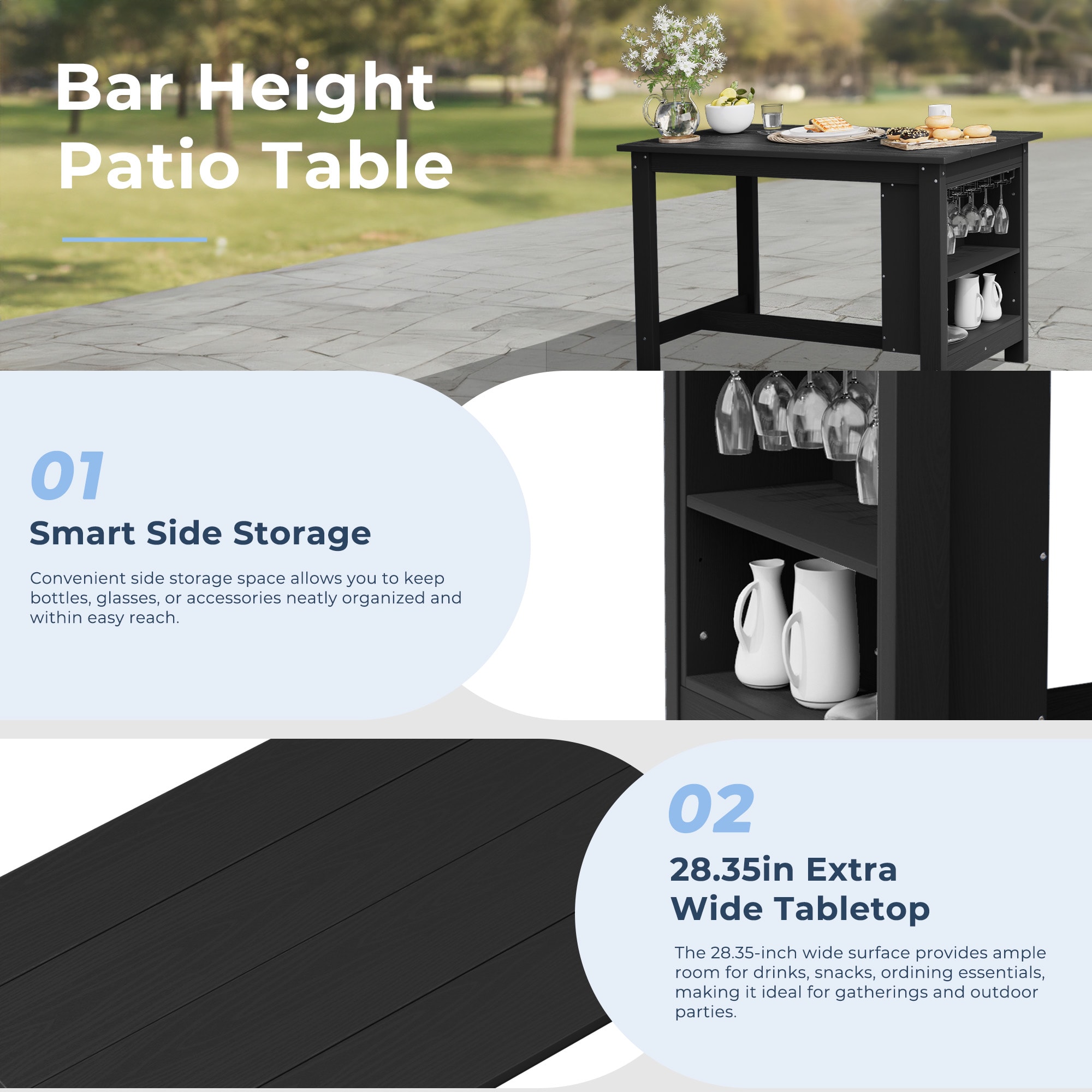 JEAREY XJG3JT-WE Patio-Dining-Sets - View #3