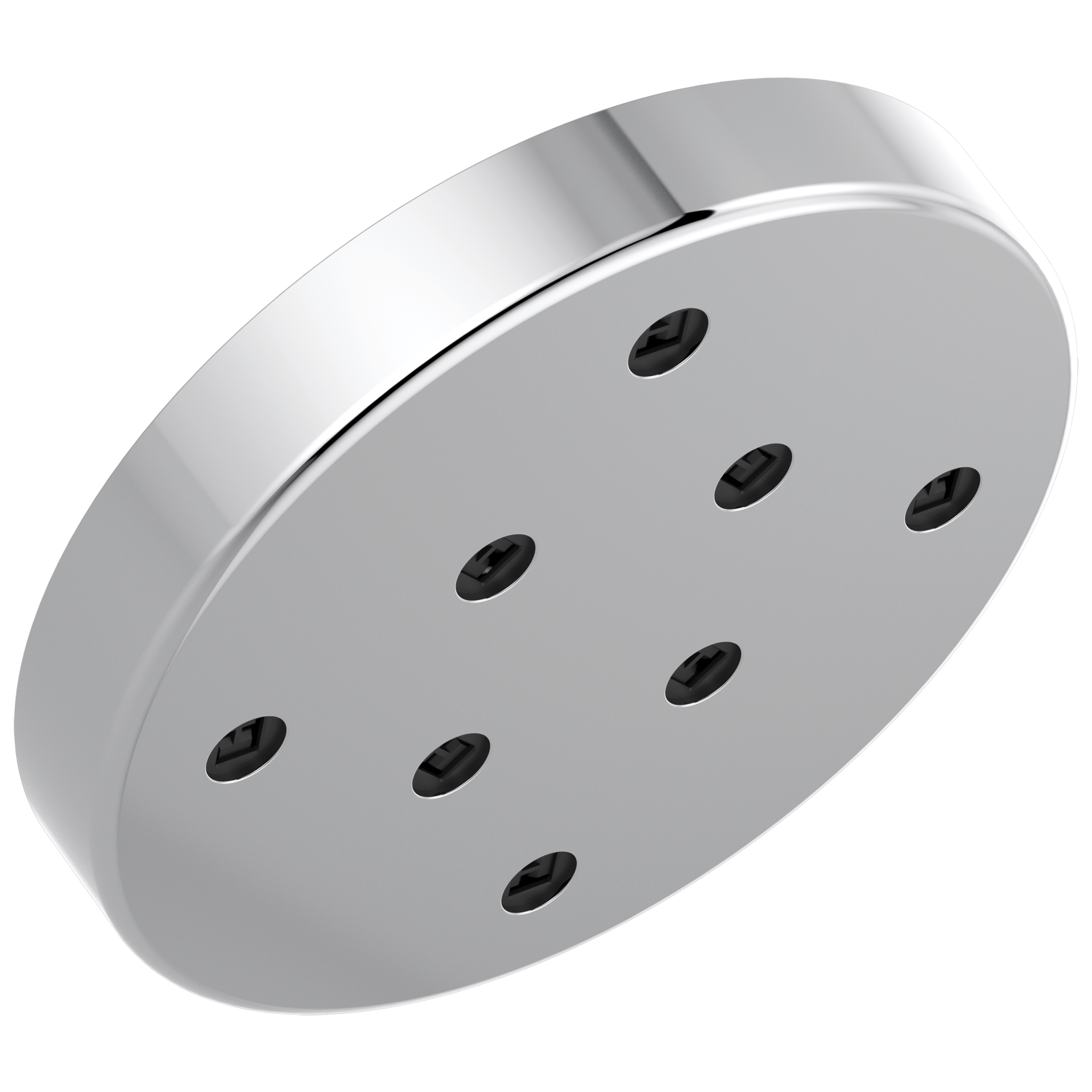 Delta 52175-PR Universal Showering Components 1.0 -Spray Lumicoat Chrome 6-in Round Fixed High Pressure Rain Shower Head 1.75 GPM