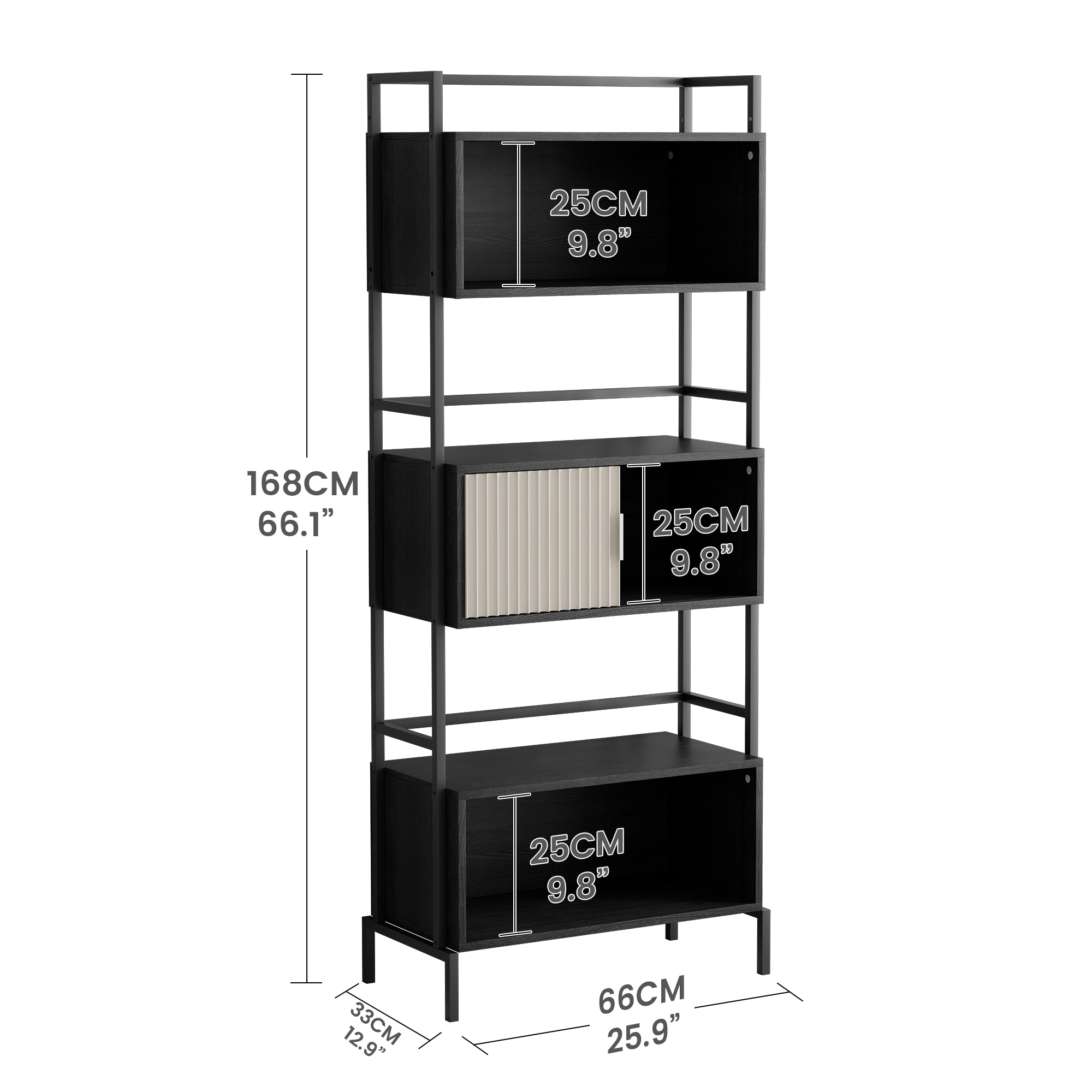 JEAREY JE-XHL-GY-F bookcases - View #5