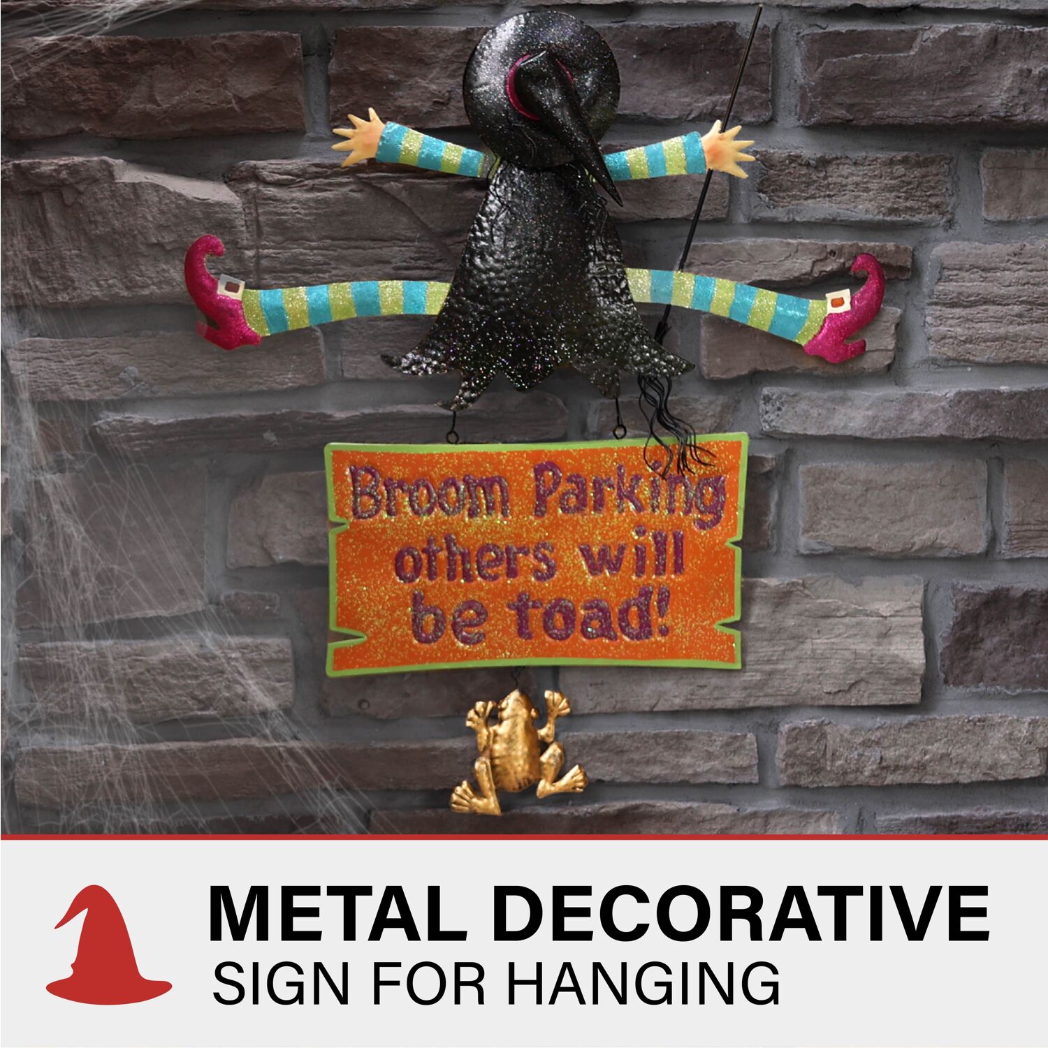 Haunted Hill Farm HHMTWITCH031-0BLK Table-Halloween-Decor - View #2