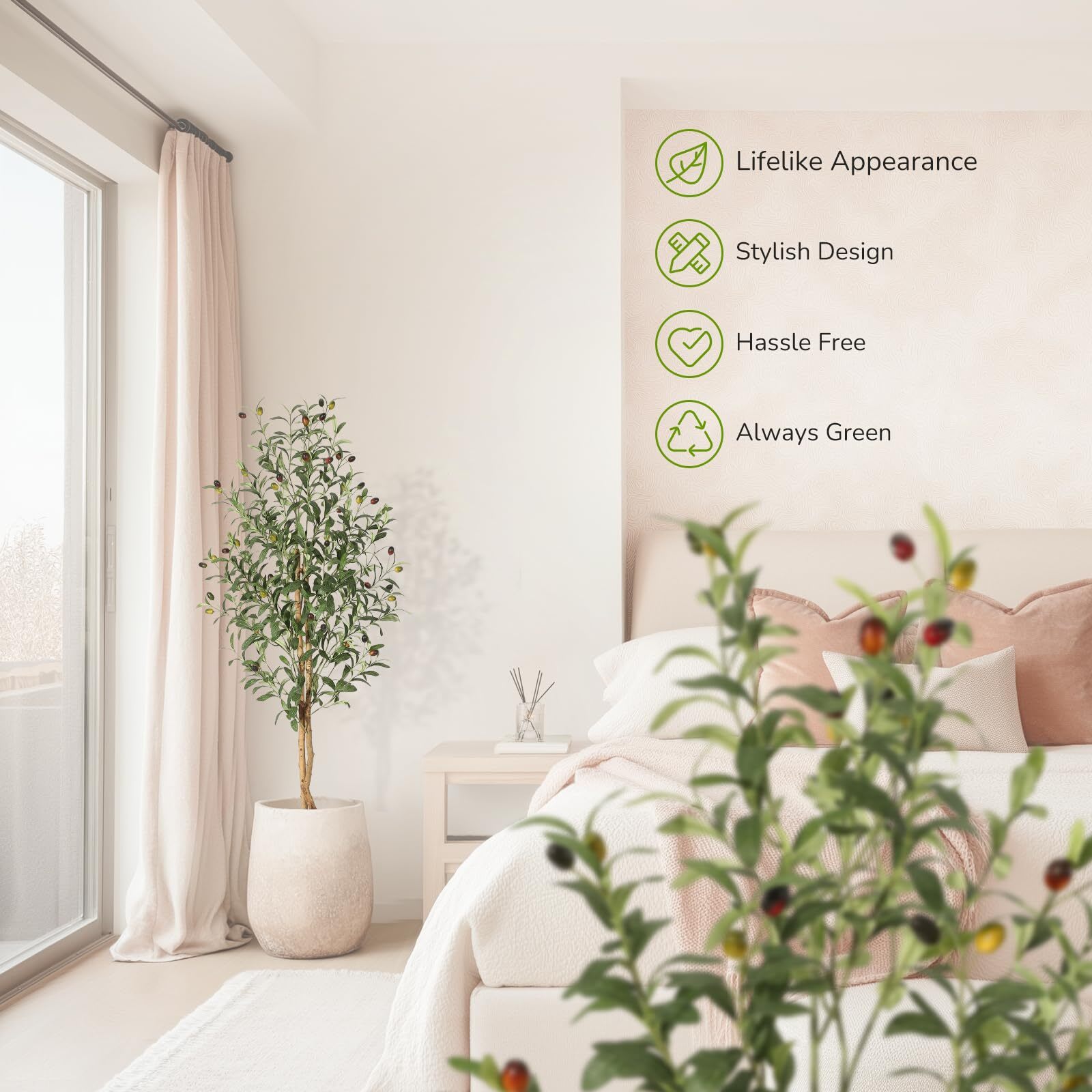 WhizMax IWAN-PHO-34M4V3VC Artificial-Plants-Trees - View #2