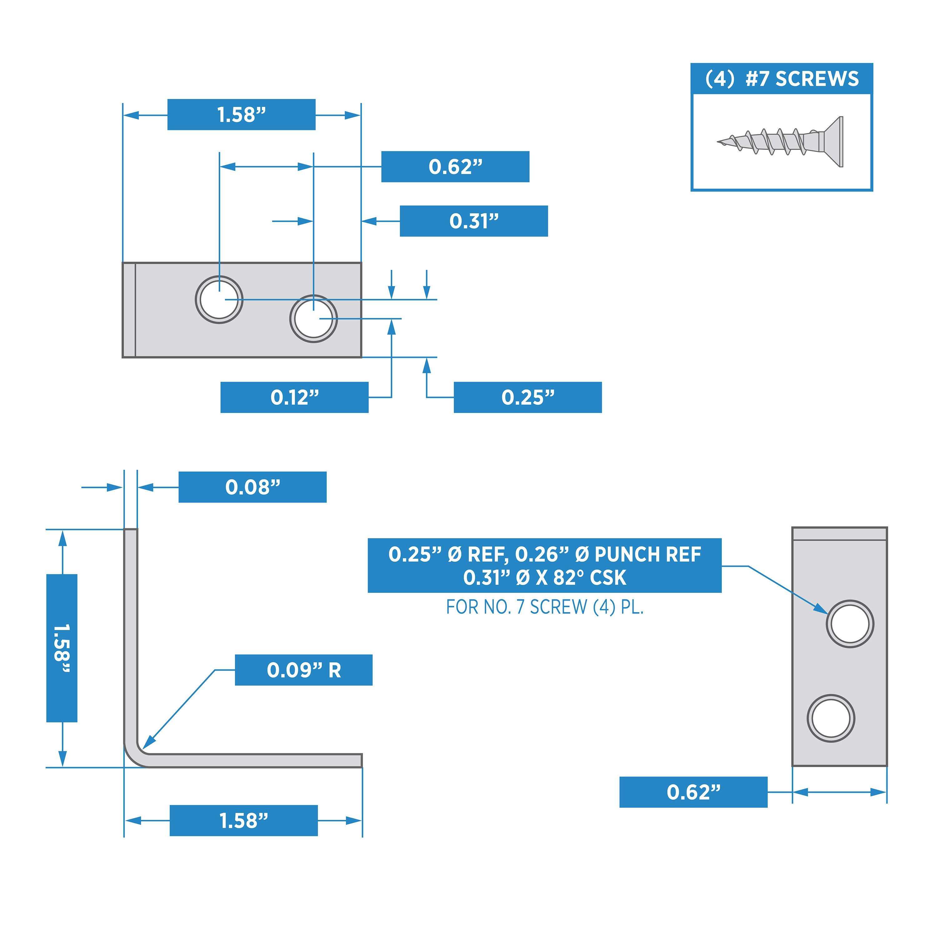 National Hardware N227-397 Mending-Plates-Brackets-Braces - View #6