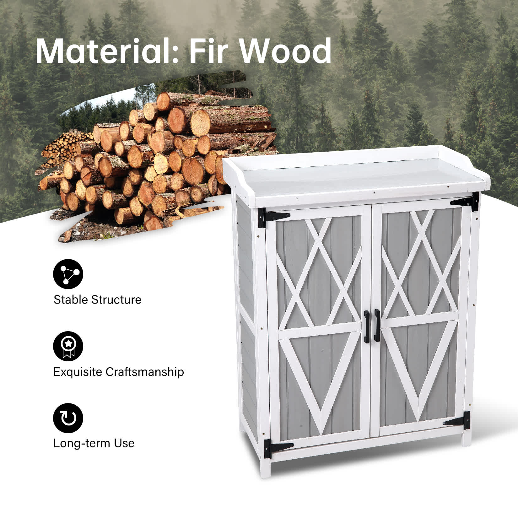 Qeetex JXNAG-PHO-152GAXIW Small-Outdoor-Storage - View #3