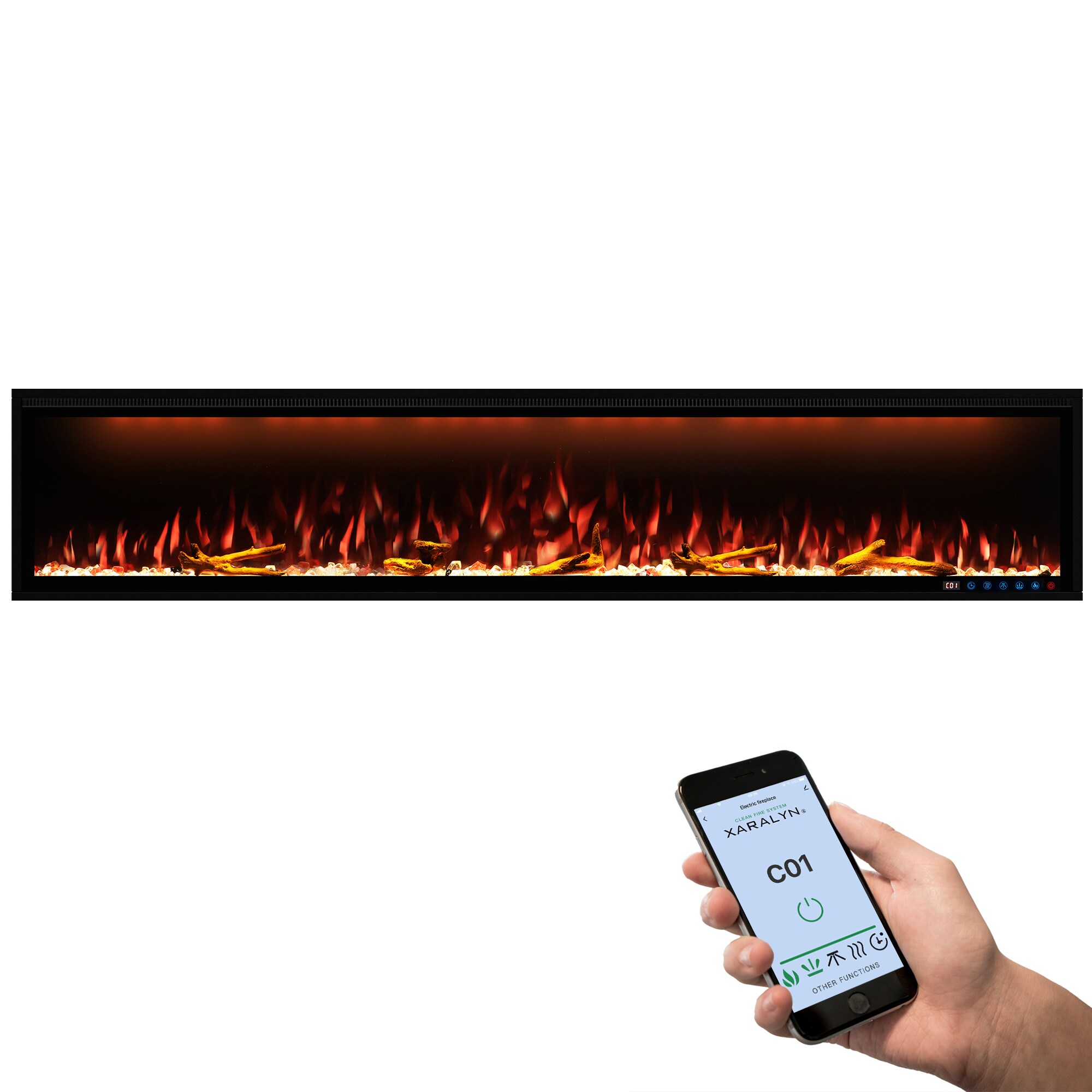 Clihome CL-BI88Z Electric-Fireplaces - View #2
