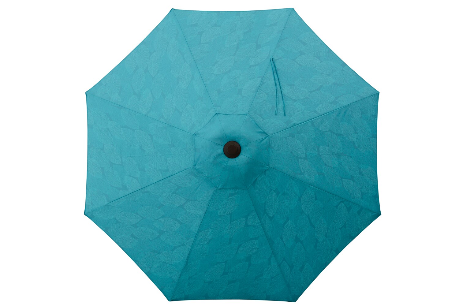 allen + roth 9-ft Blue Leaf Auto-tilt Market Patio Umbrella in the Patio  Umbrellas department at
