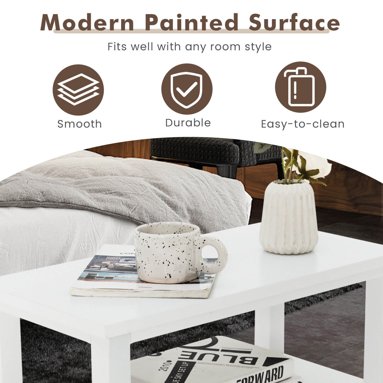 Slickblue D-CO-1-HW25236WH End-Tables - View #5
