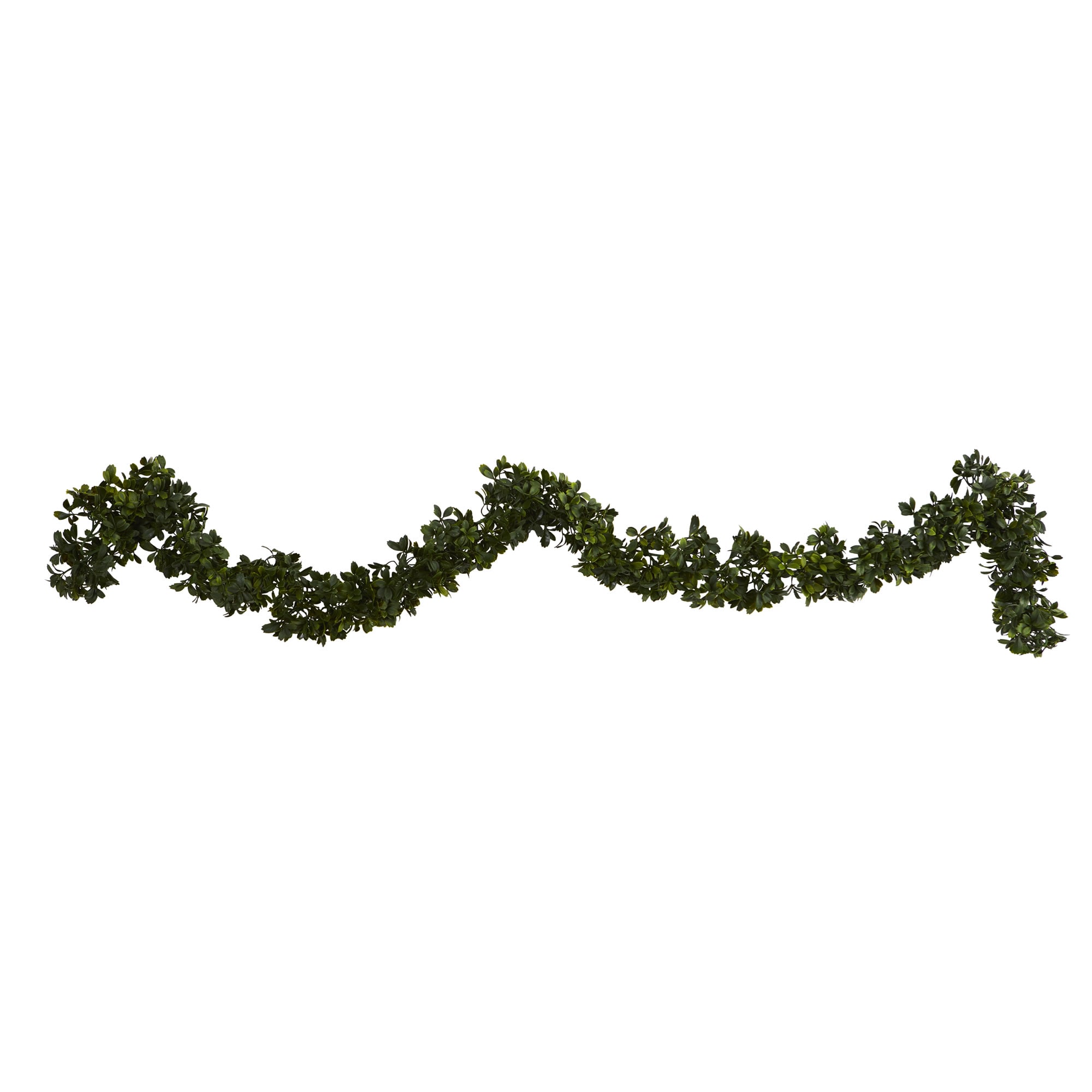 Nearly Natural 4595-S4 Indoor/Outdoor 6-Feet Boxwood Artificial Garland
