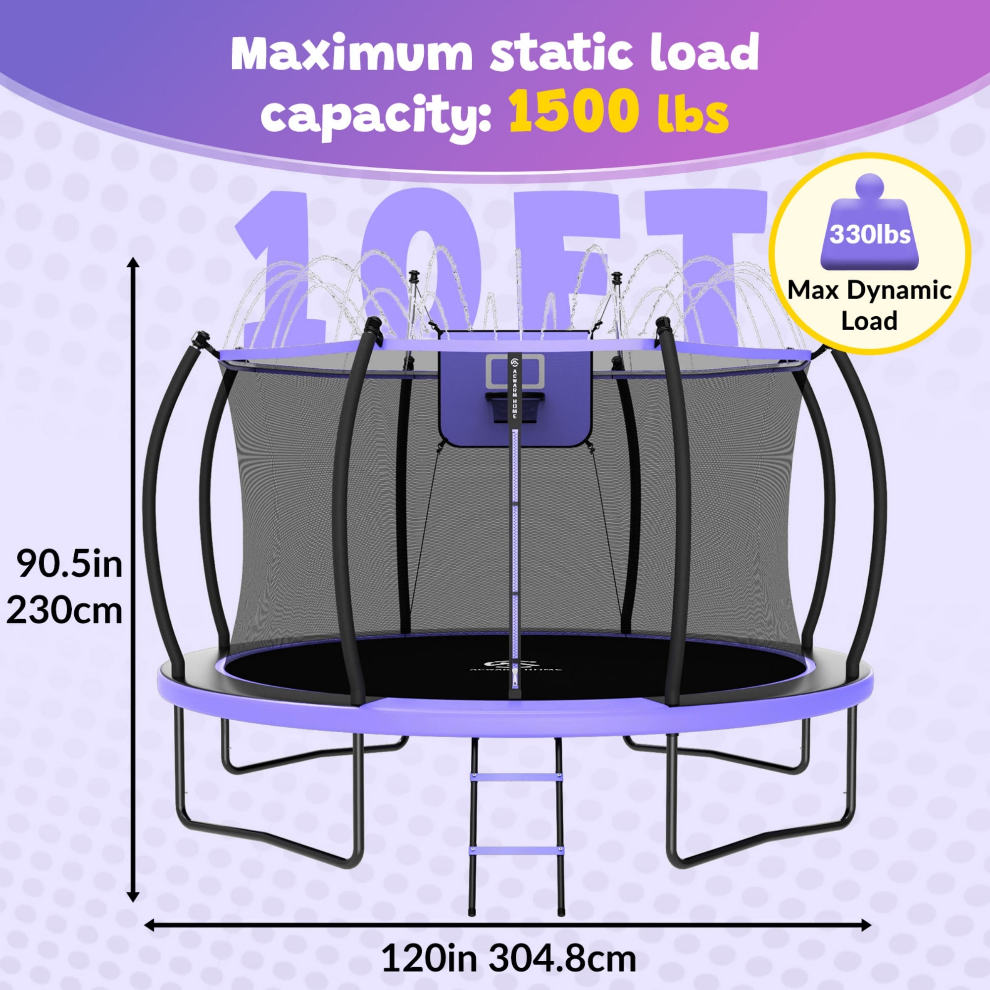 Jumpfly AC-HGT-LP-10FT-4G-26 trampolines - Thumbnail View #2
