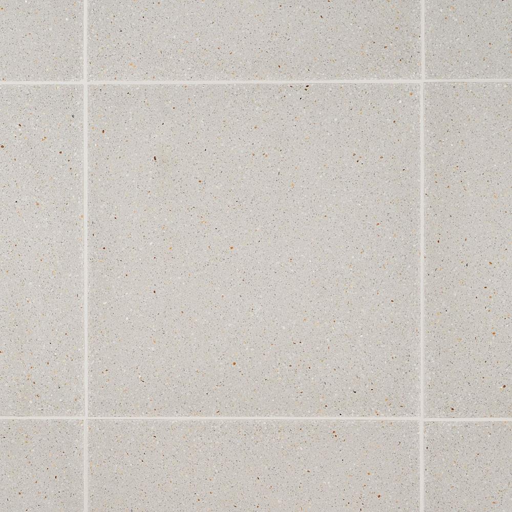 Durham Taupe Polished Terrazzo Cement Floor and Wall Tile