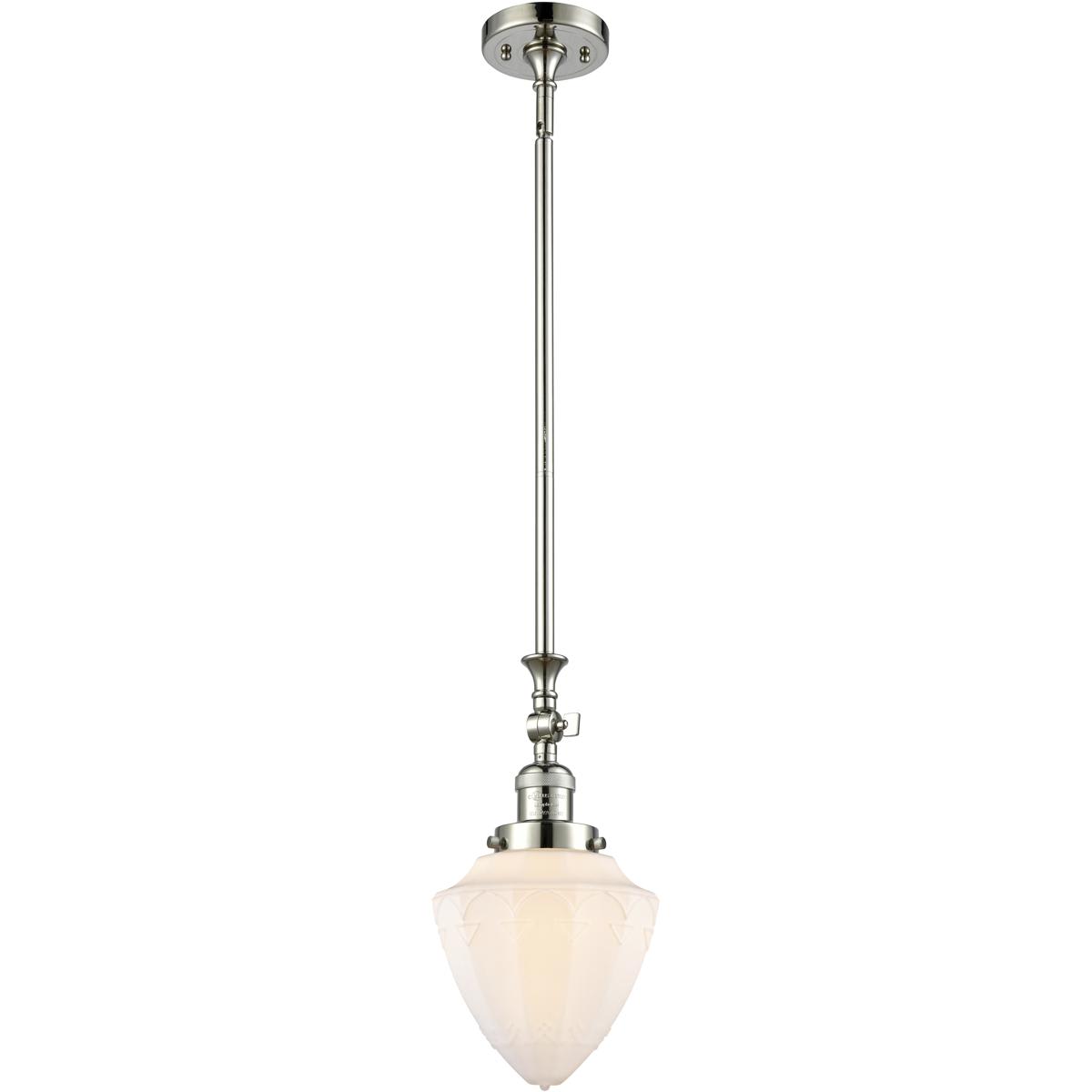 Innovations Lighting 2411973 206-PN-G661-7-LED Franklin Restoration Bullet Mini Pendant
