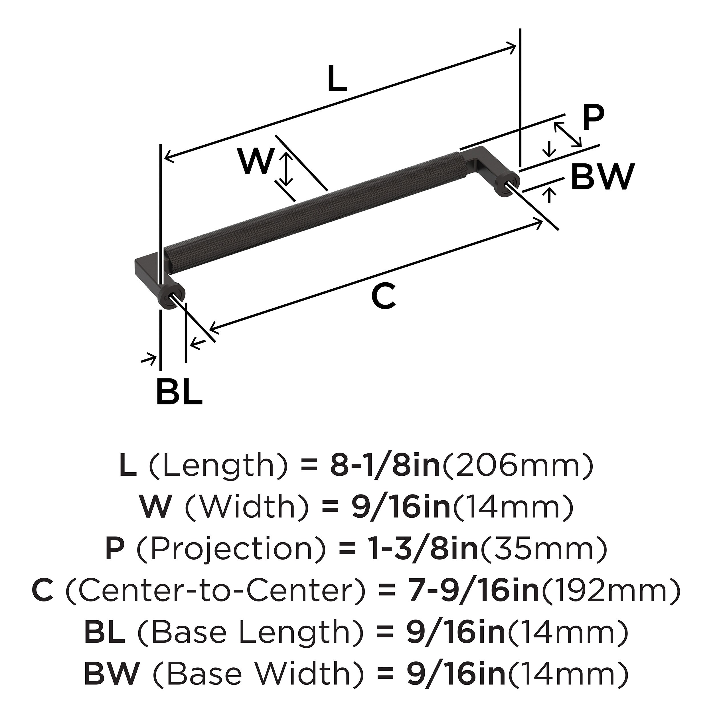 Amerock BP37626ORB Cabinet-Pulls - View #4