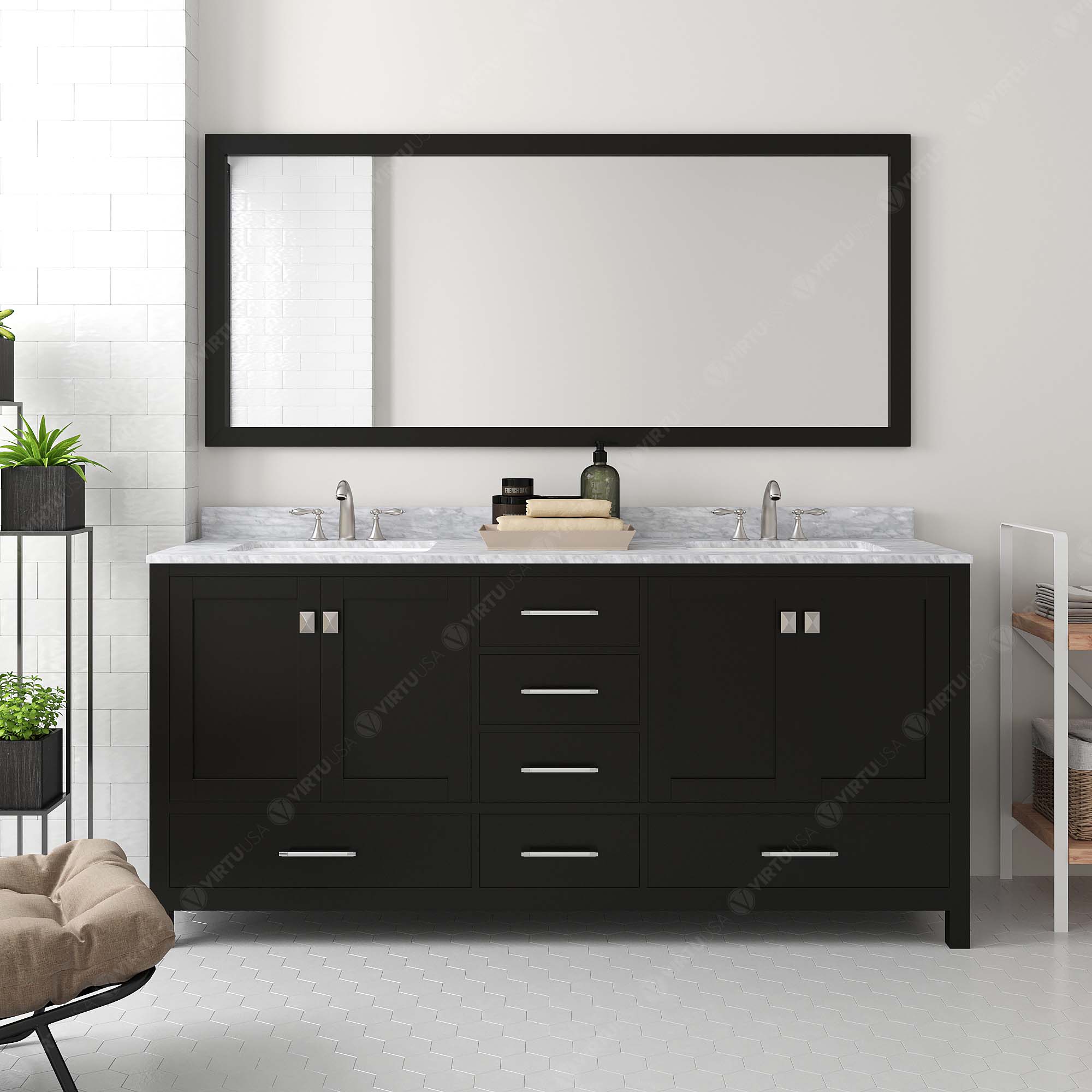 Virtu USA GD-50072-WMSQ-ES-002 Bath-Vanity-Combo - View #2